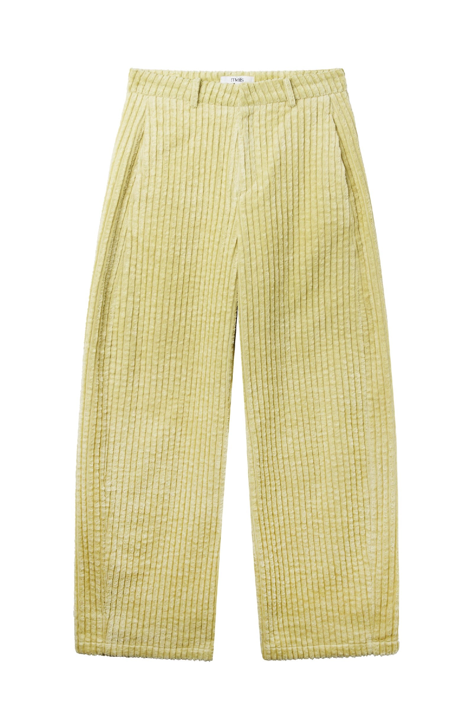 HEAVY WIDE CORDUROY PANTS_GREEN