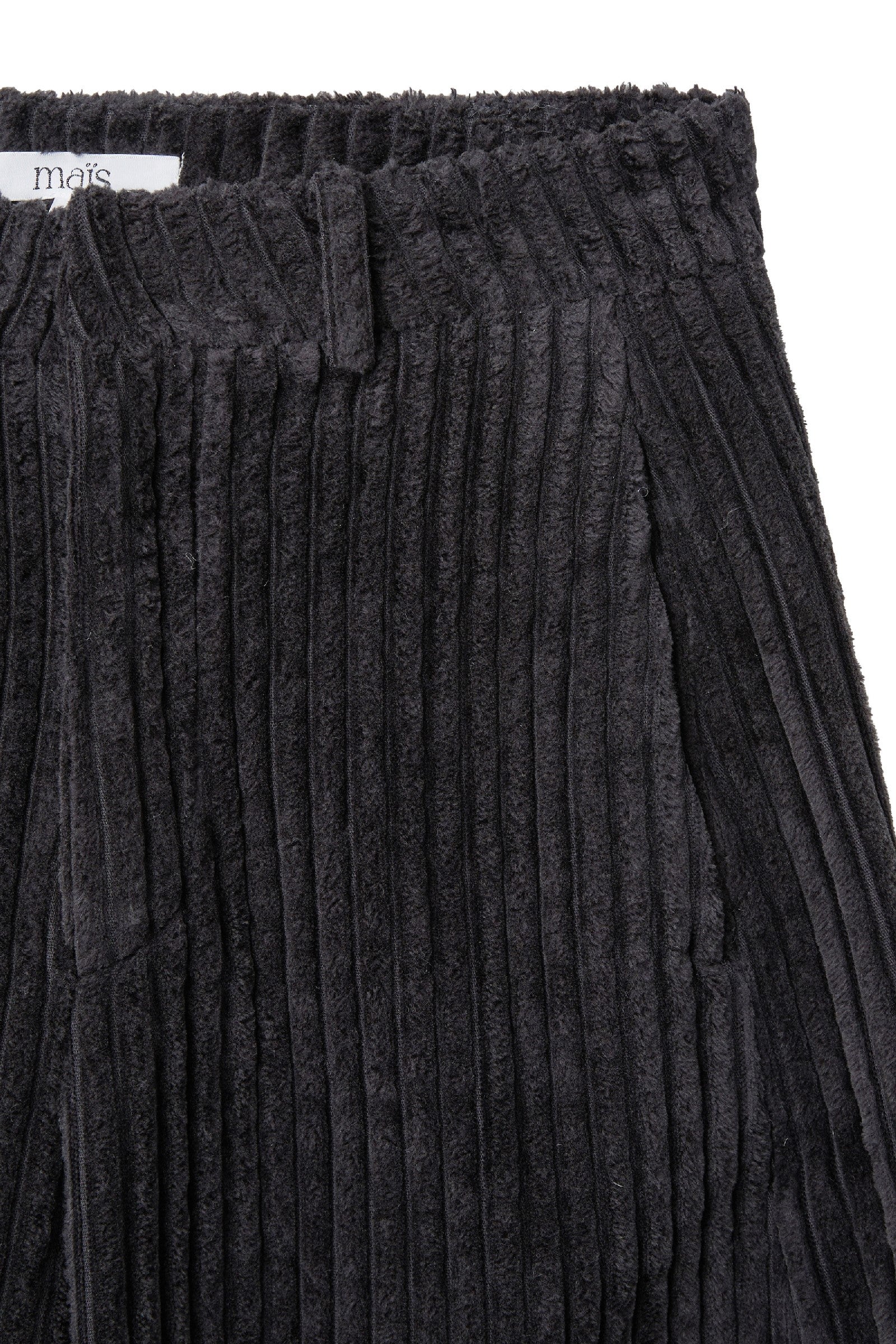 HEAVY WIDE CORDUROY PANTS_BLACK