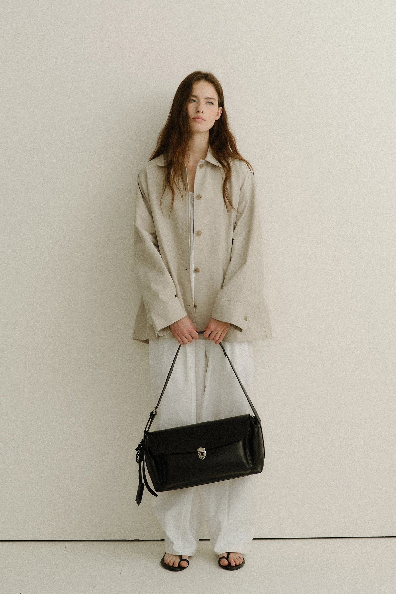 90s VEGETABLE LEATHER CAMERA BAG & LIP CASE SET