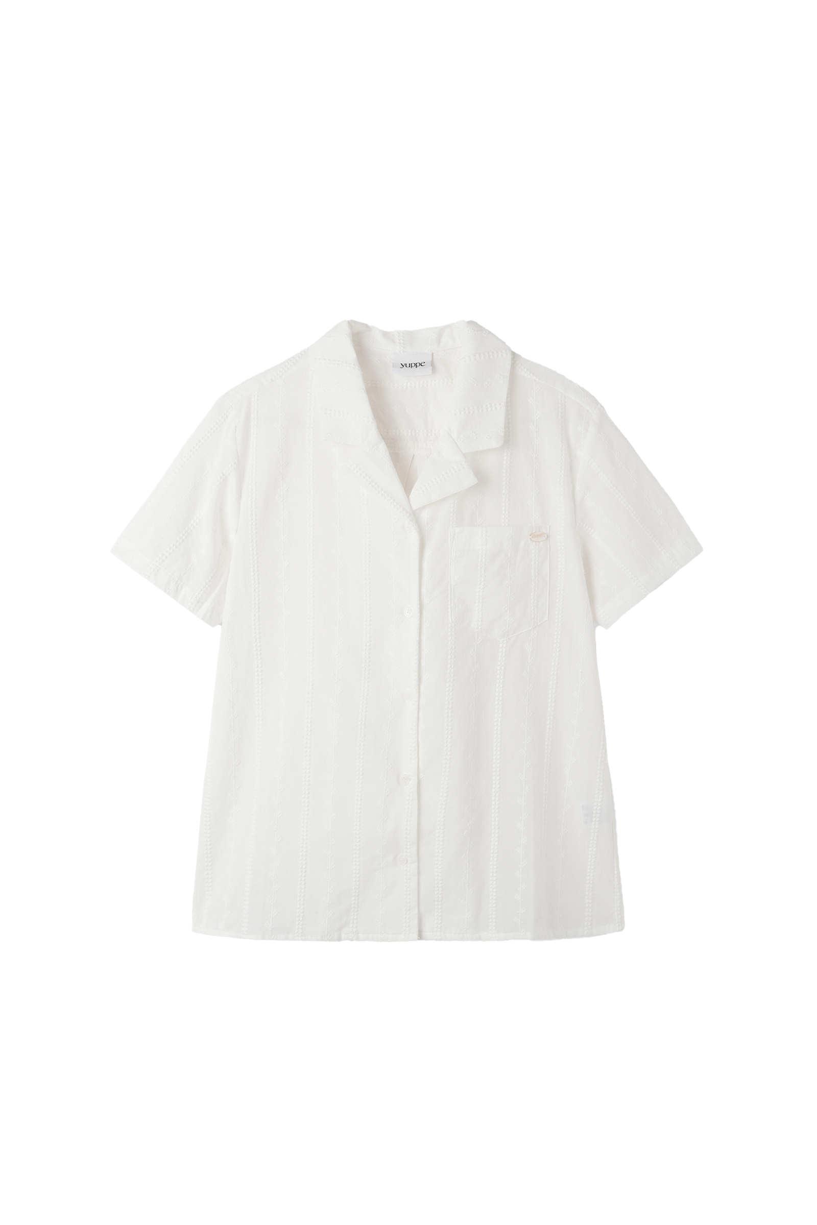 CHEMISE EN DENTELLE OLIVE_BLANC