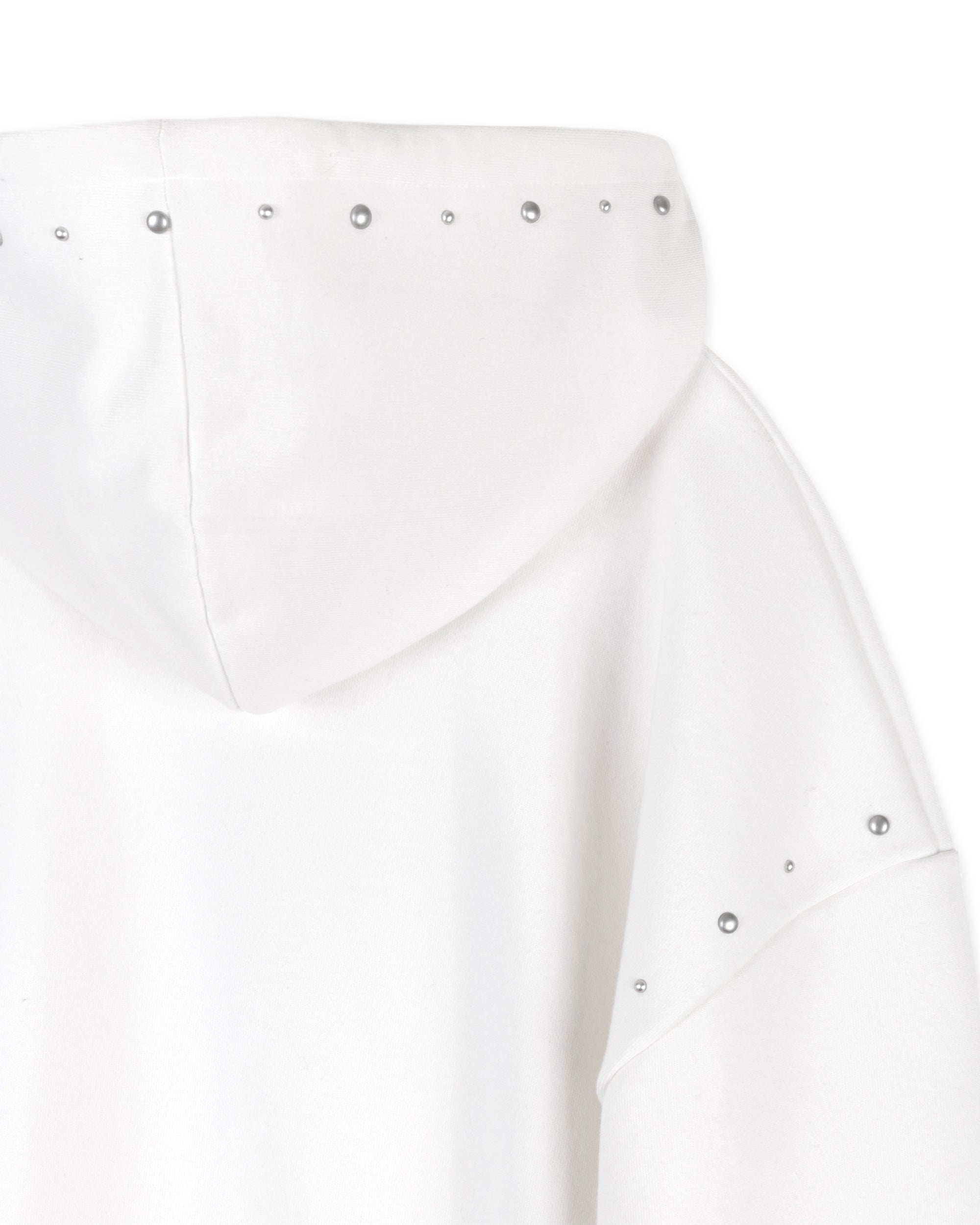 STUD HOOD ZIP-UP_IVORY