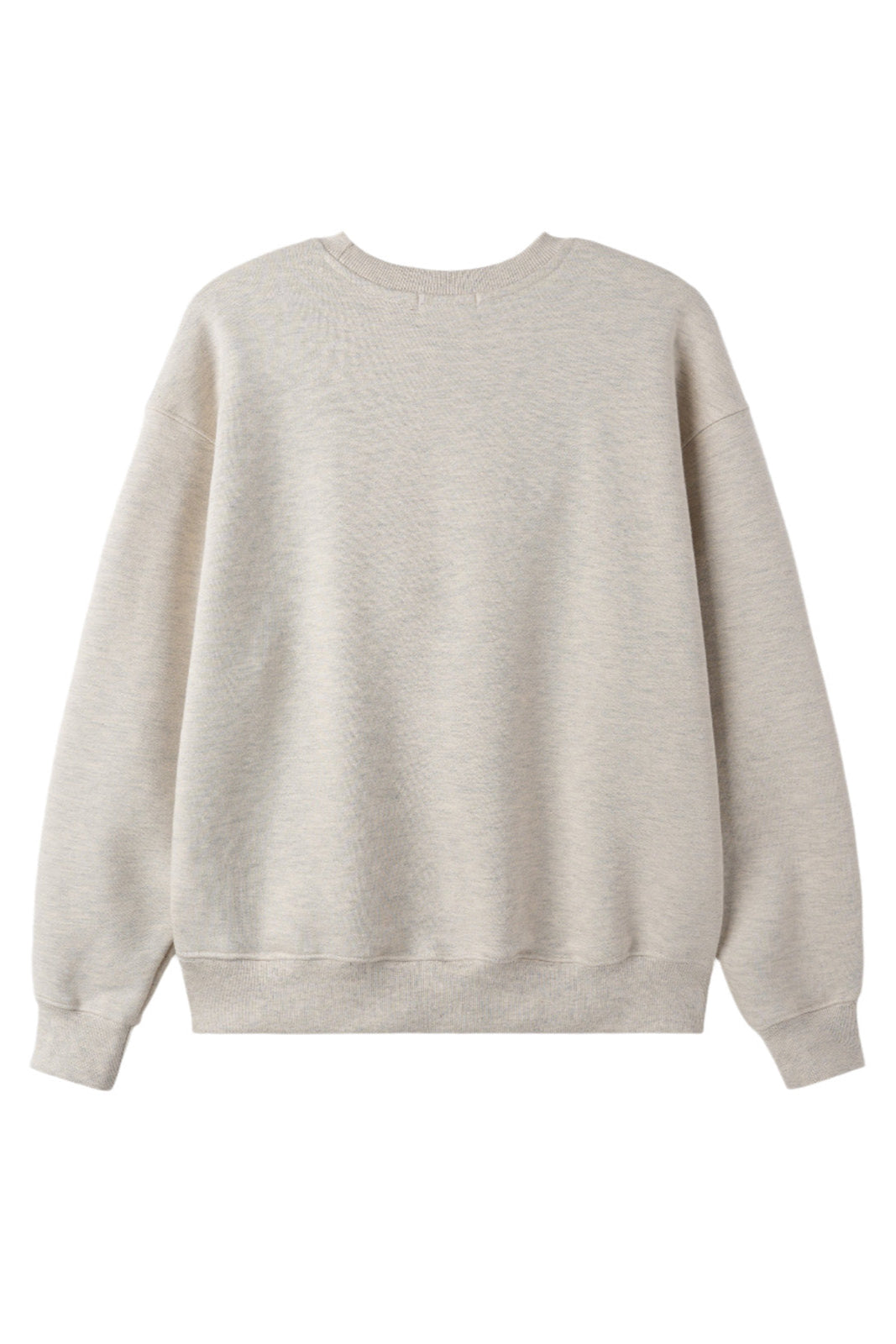 LEAF PRINT SWEATSHIRT_OATMEAL