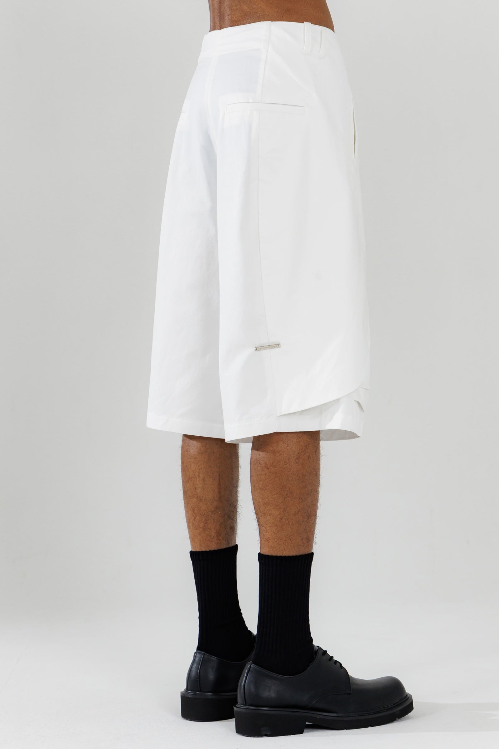BLOSSOM 3D POCKET SHORTS_BLANC
