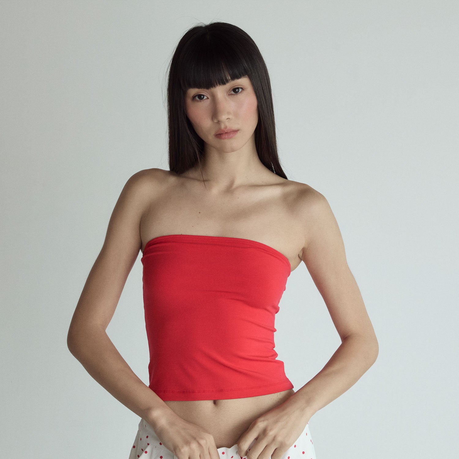 TUBE TOP_RED