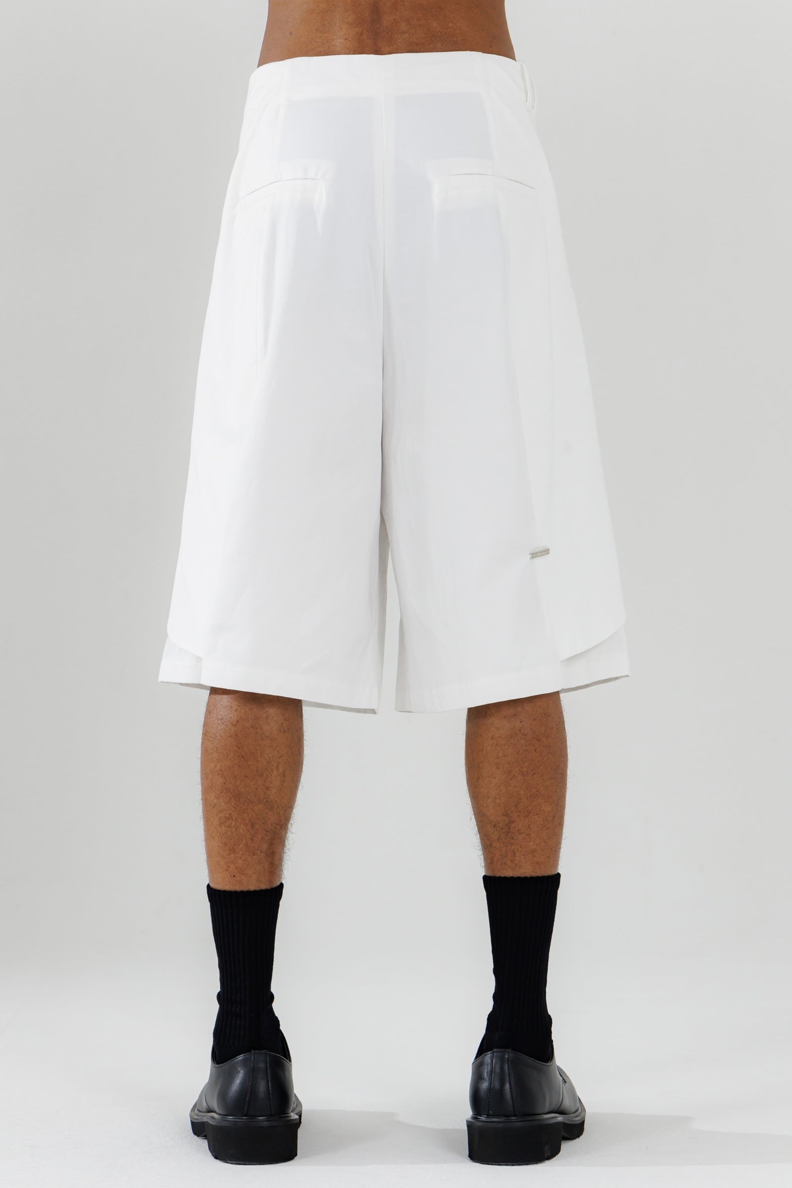 BLOSSOM 3D POCKET SHORTS_BLANC