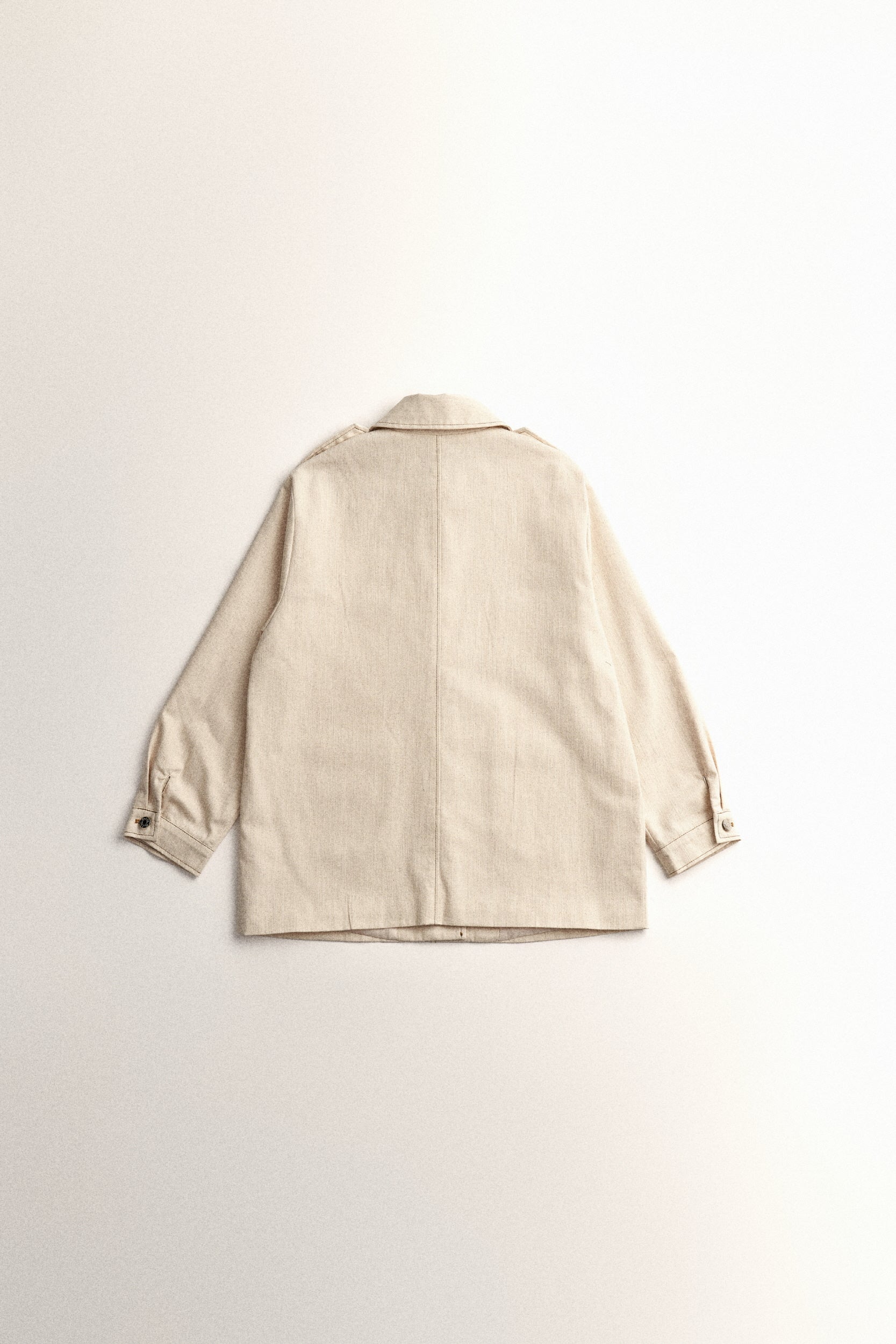 POCKET STITCH JACKET_IVORY