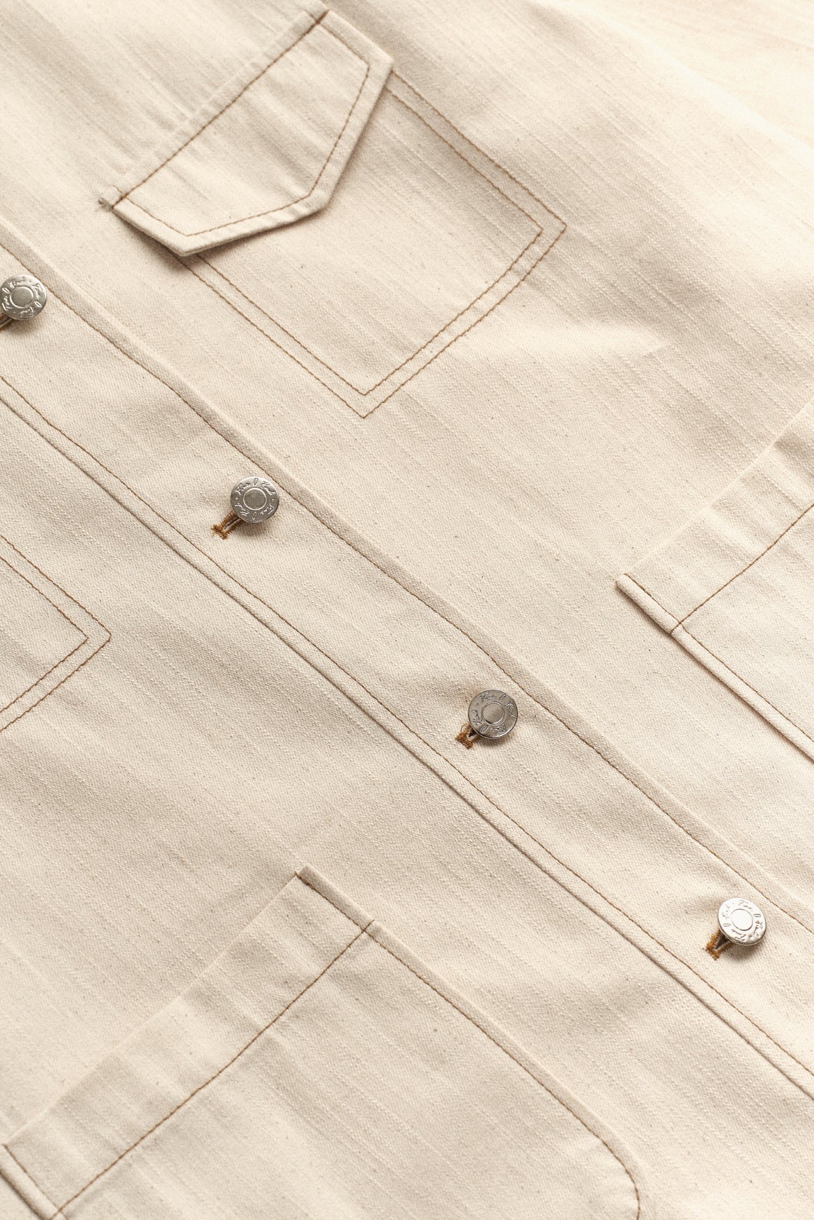 POCKET STITCH JACKET_IVORY
