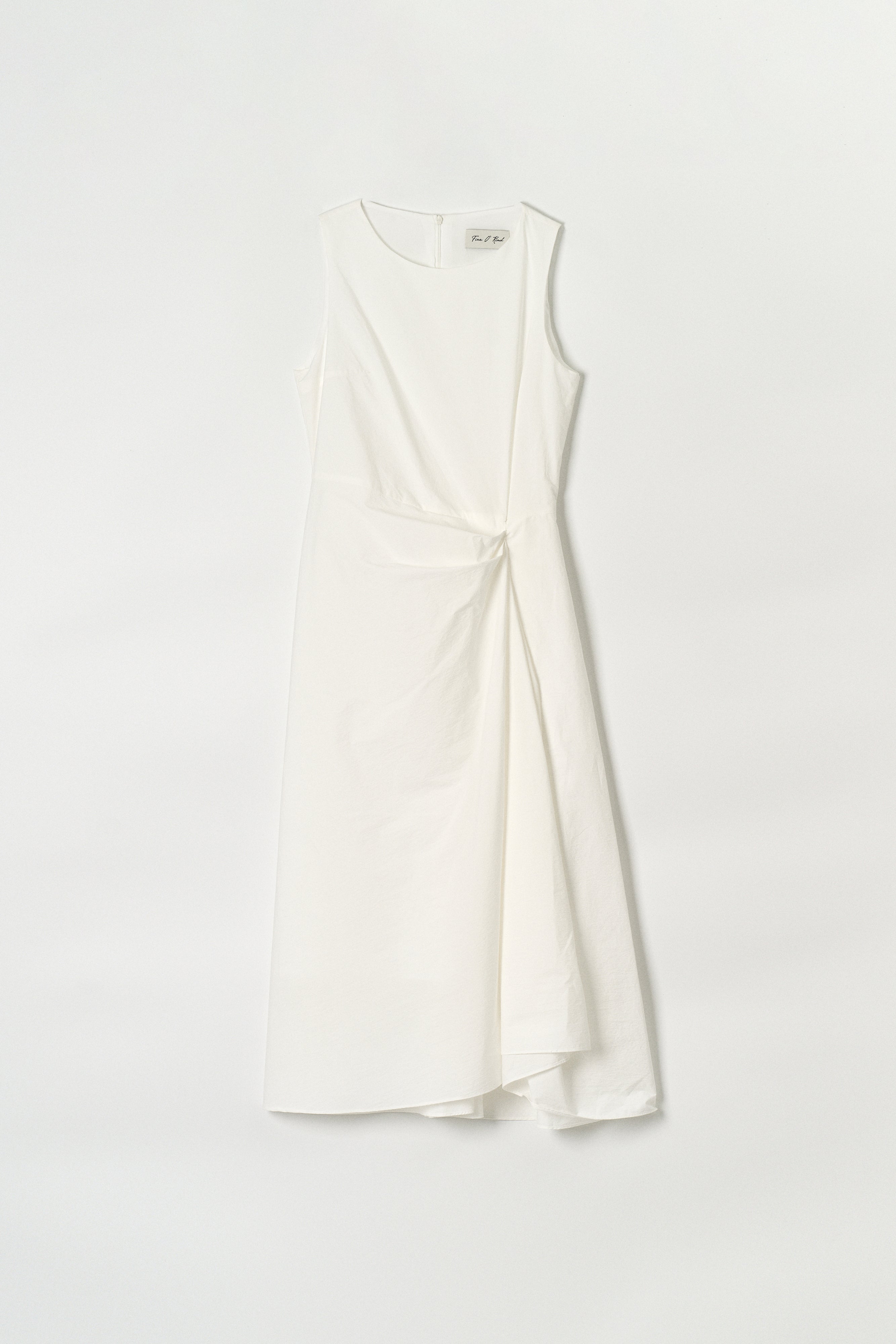 DRAPE DRESS_IVORY