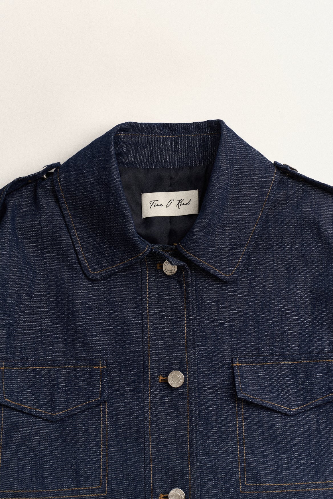 POCKET STITCH JACKET_INDIGO