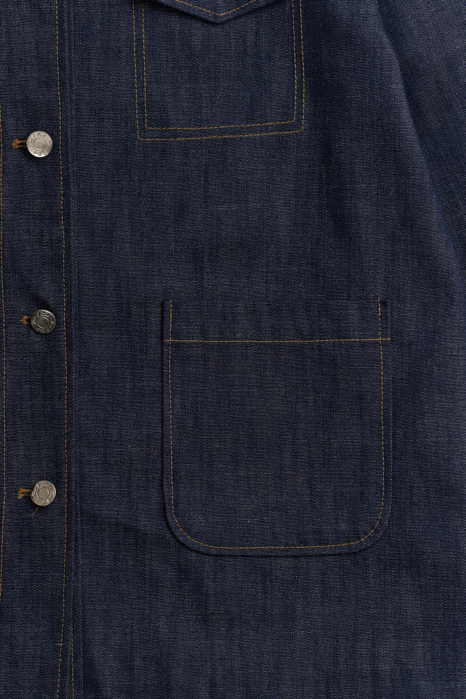 POCKET STITCH JACKET_INDIGO
