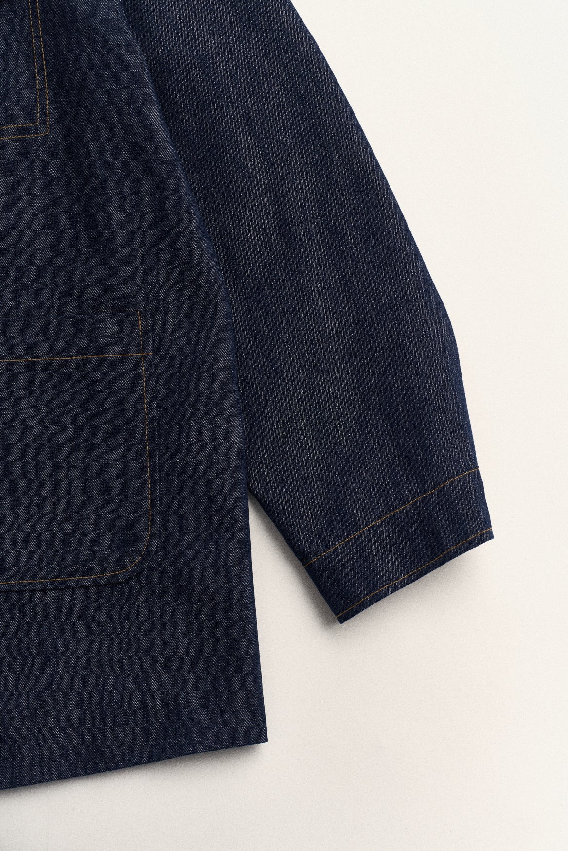 POCKET STITCH JACKET_INDIGO