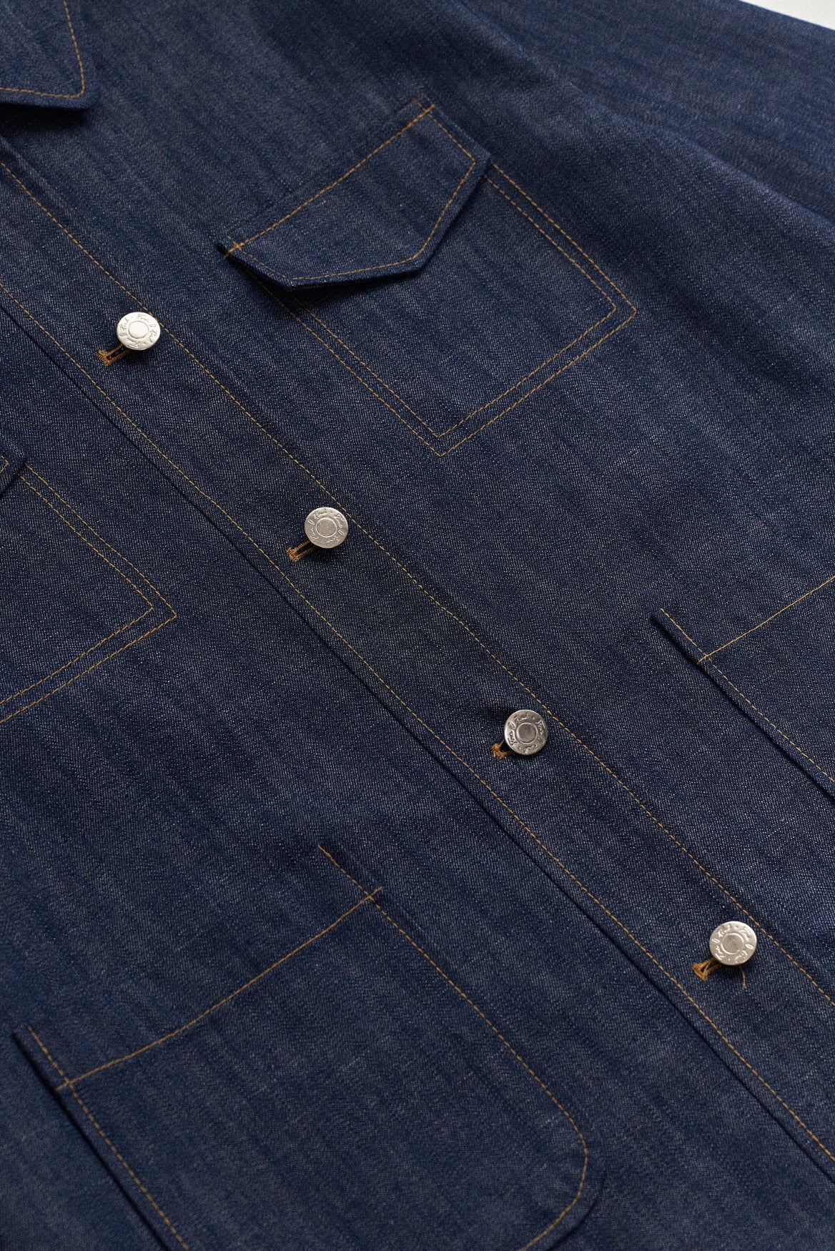 POCKET STITCH JACKET_INDIGO