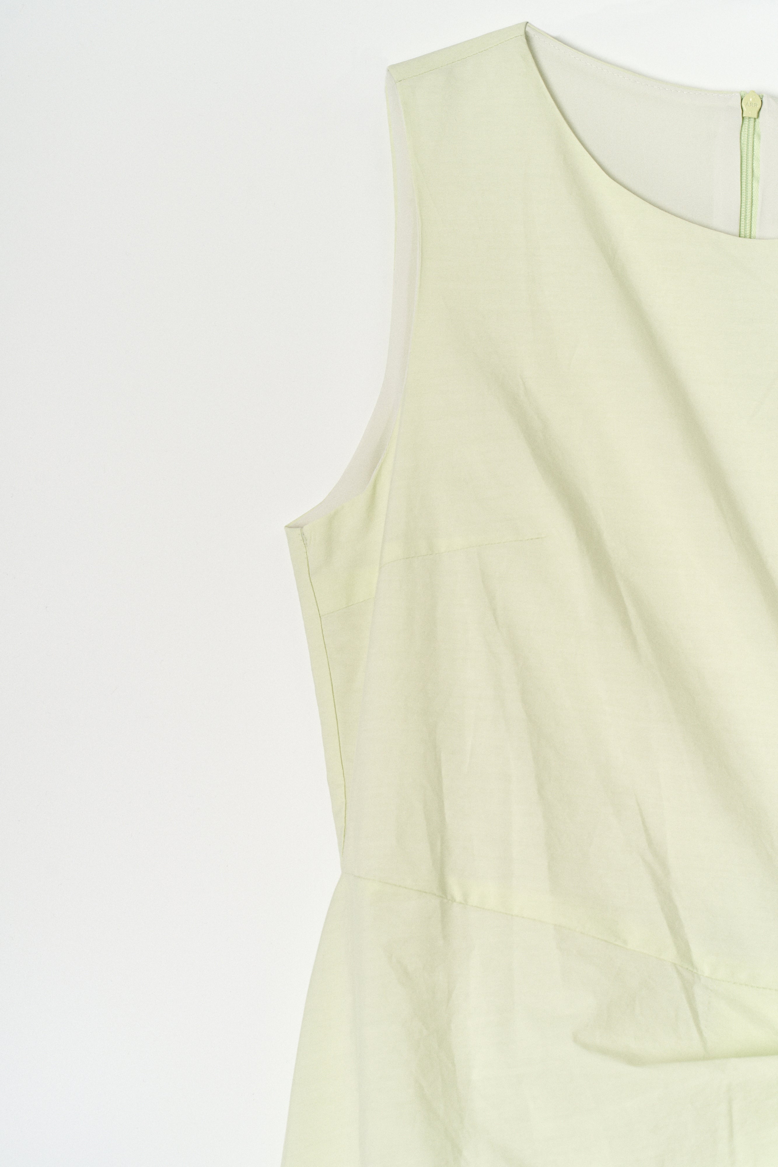 DRAPE DRESS_LIGHT GREEN