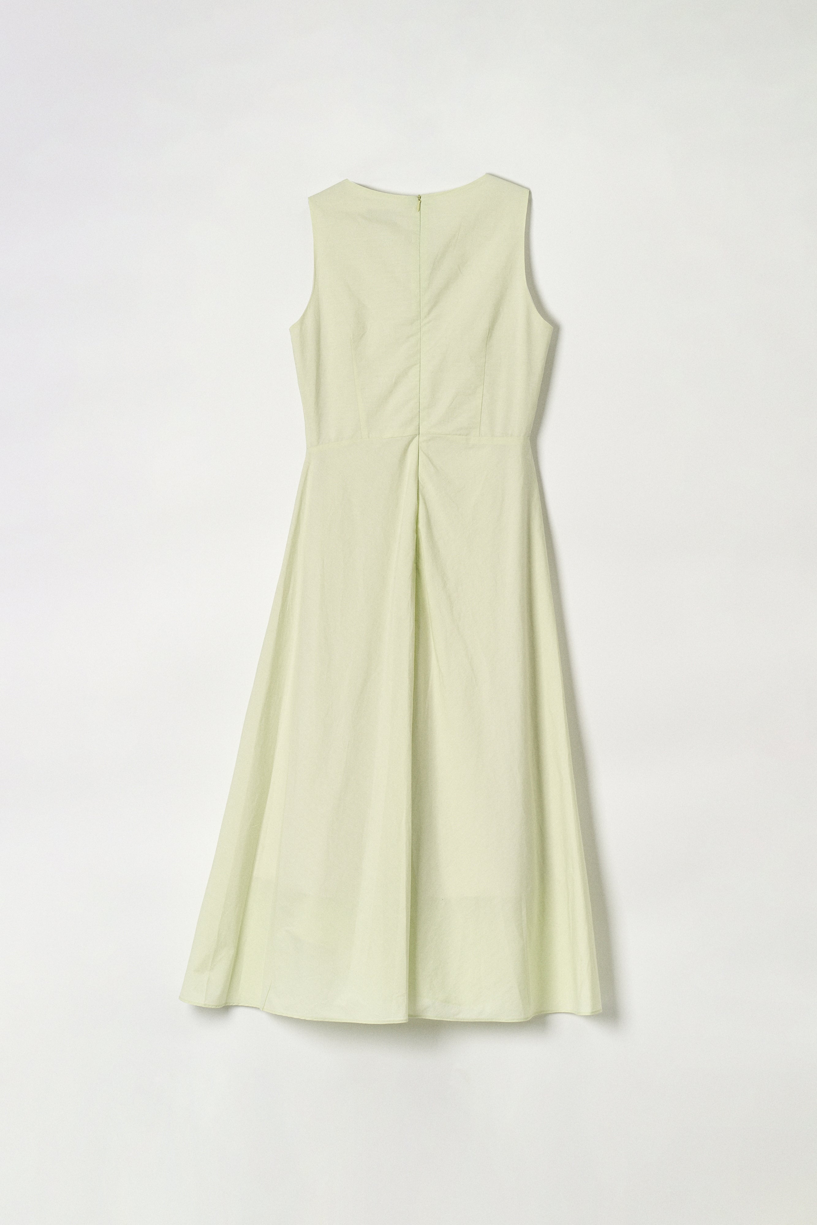 DRAPE DRESS_LIGHT GREEN