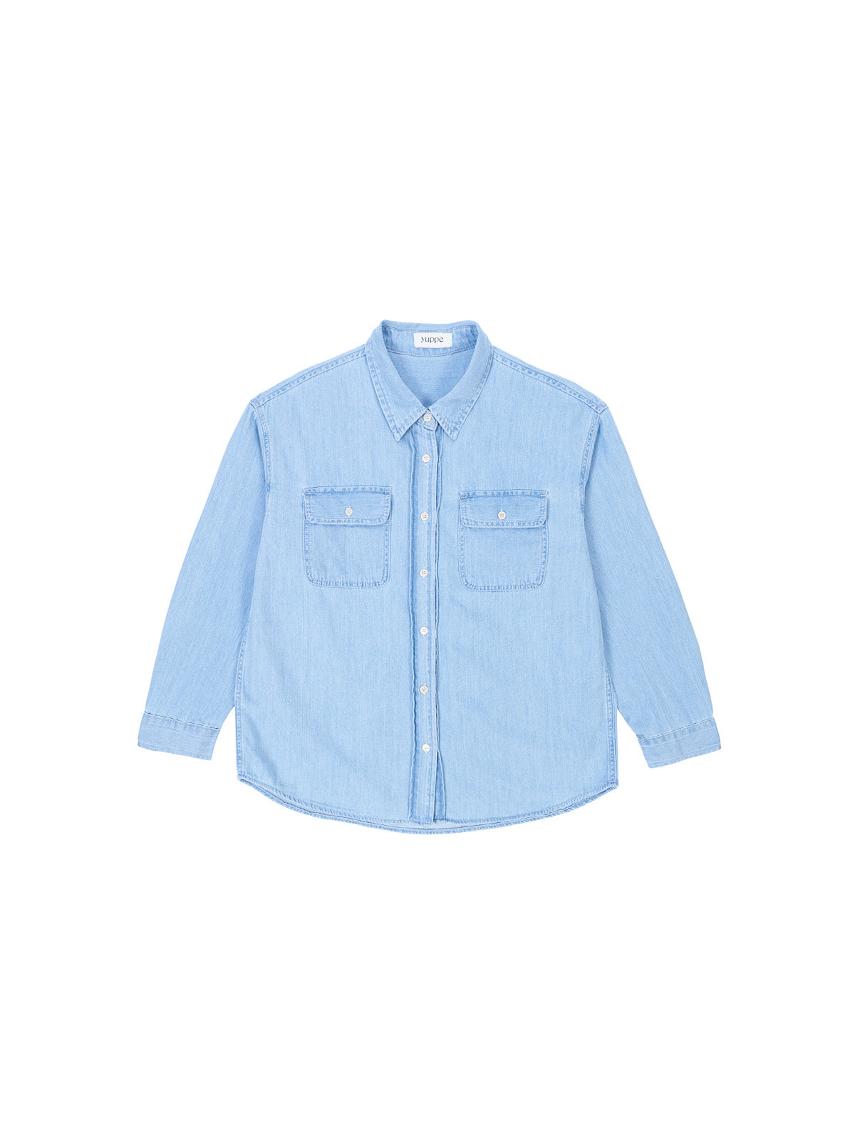 CHEMISE OVERSIZE EN JEAN  _BLEU