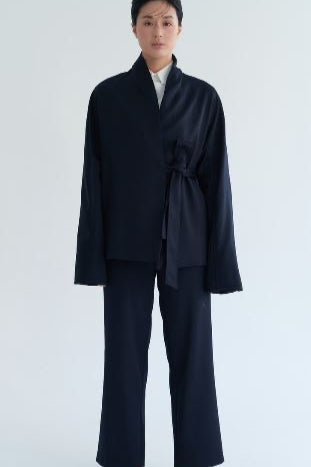 YEOMIM TROUSERS_BLEU MARINE