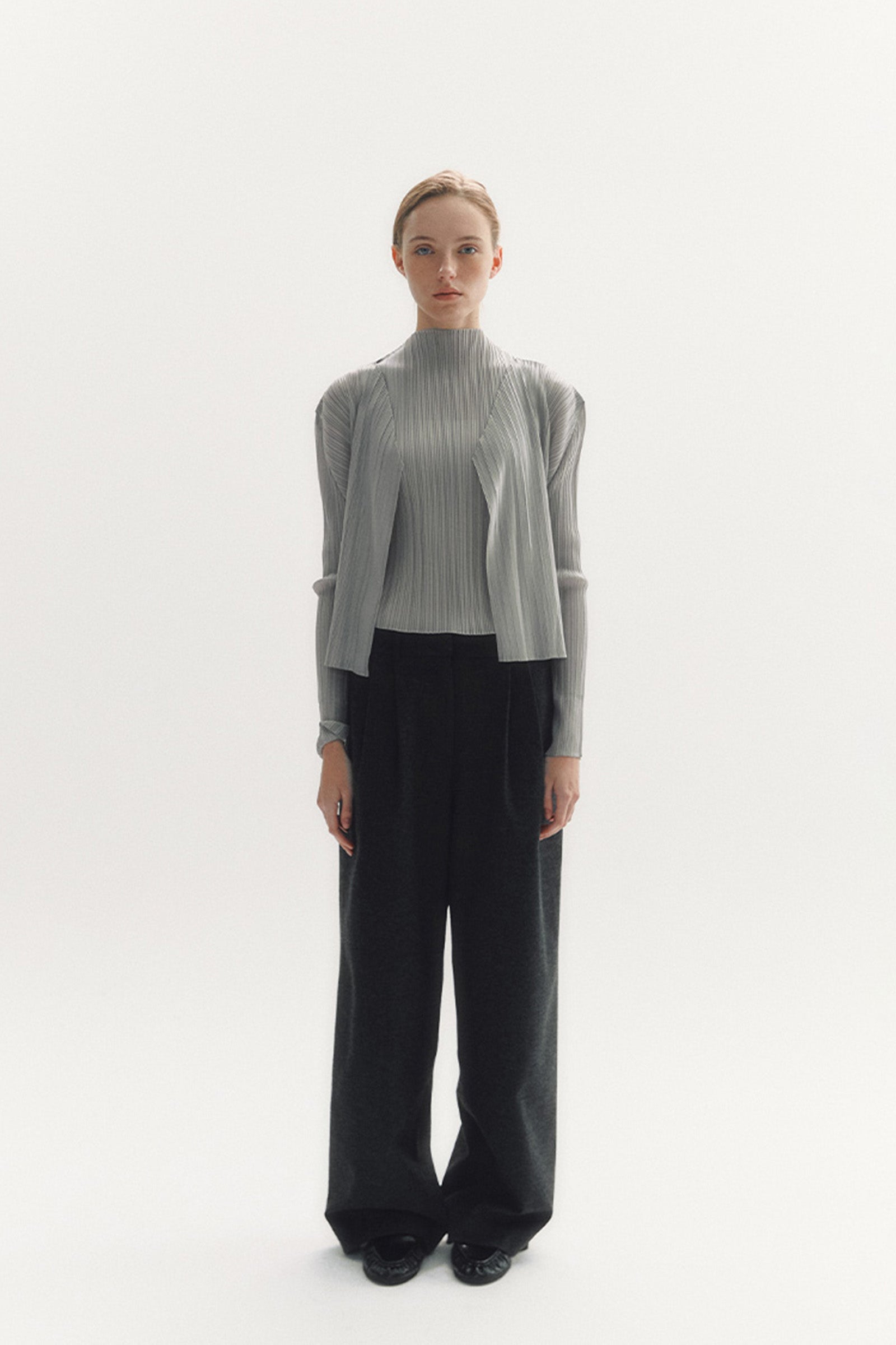 MODERN PLEATS SET_GREY