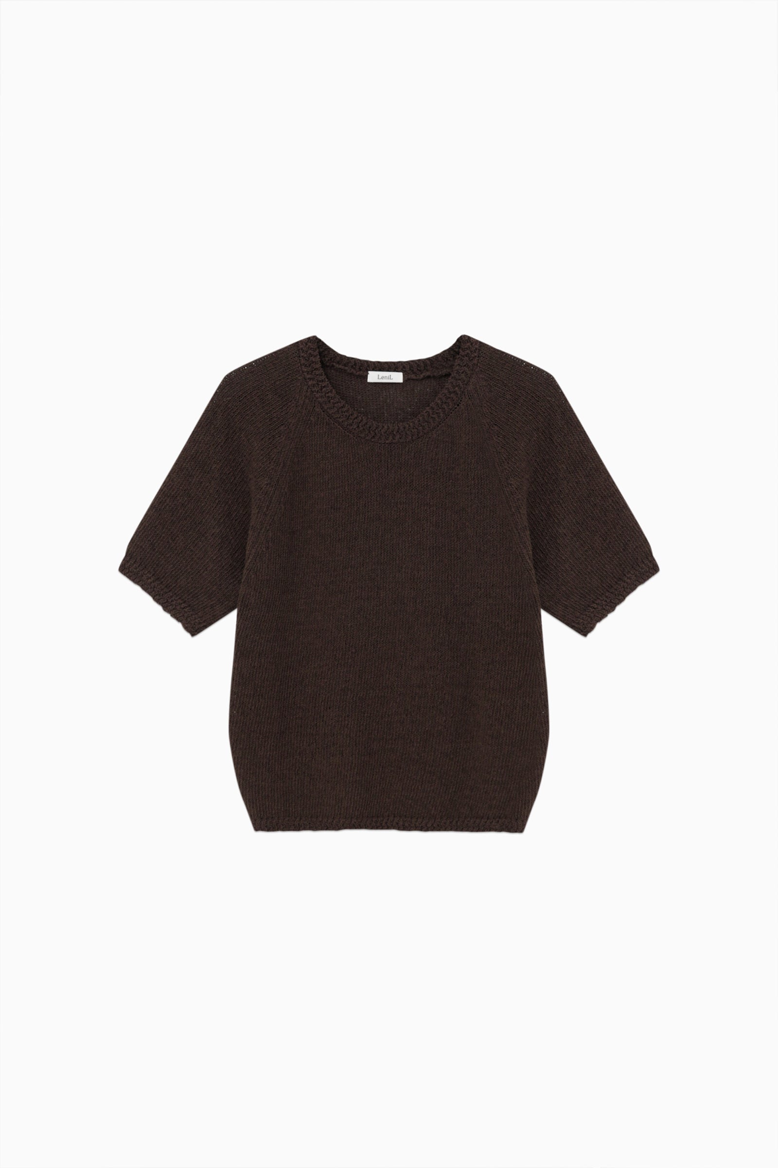HARRIETTE KNIT TOP_BROWN
