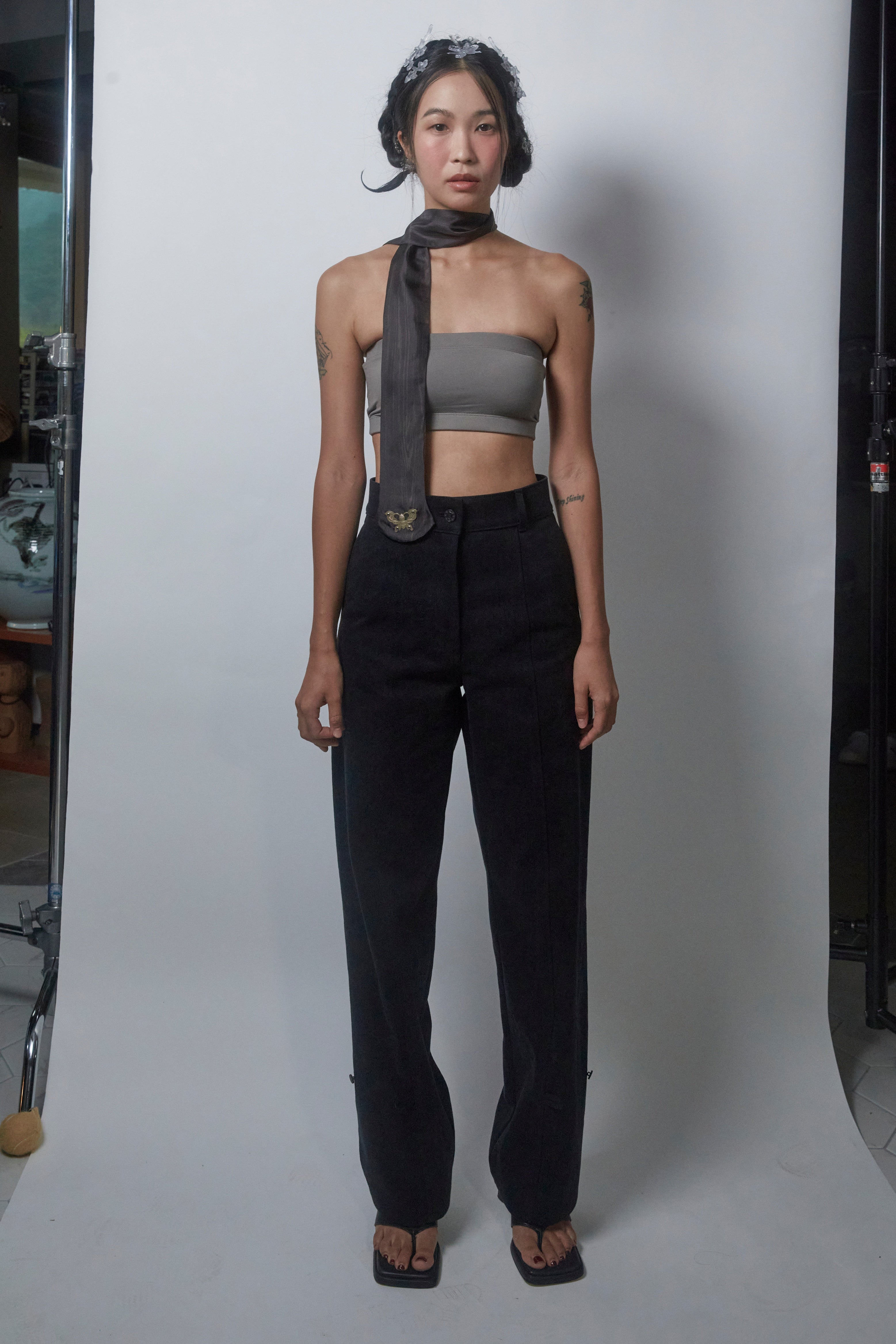 HANBOK DENIM PANTS_NOIR