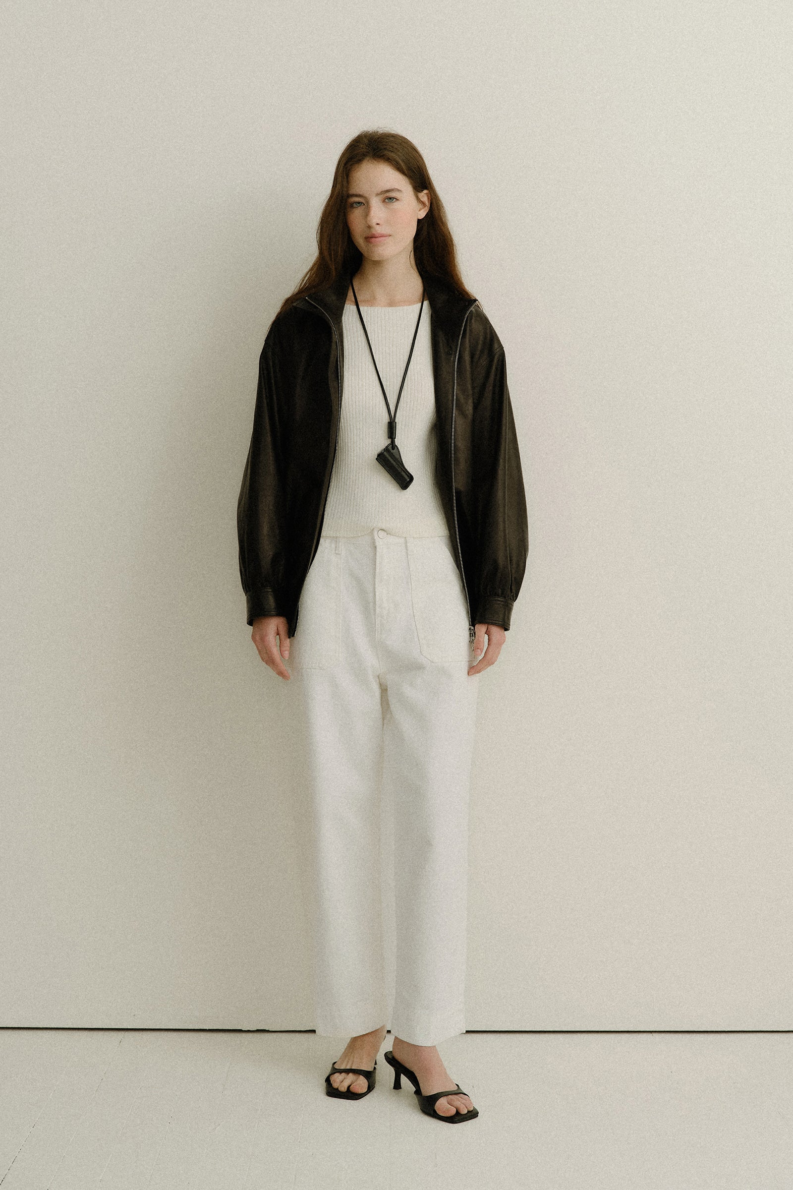 ORLANDO VEGETABLE LEATHER JUMPER_NOIR