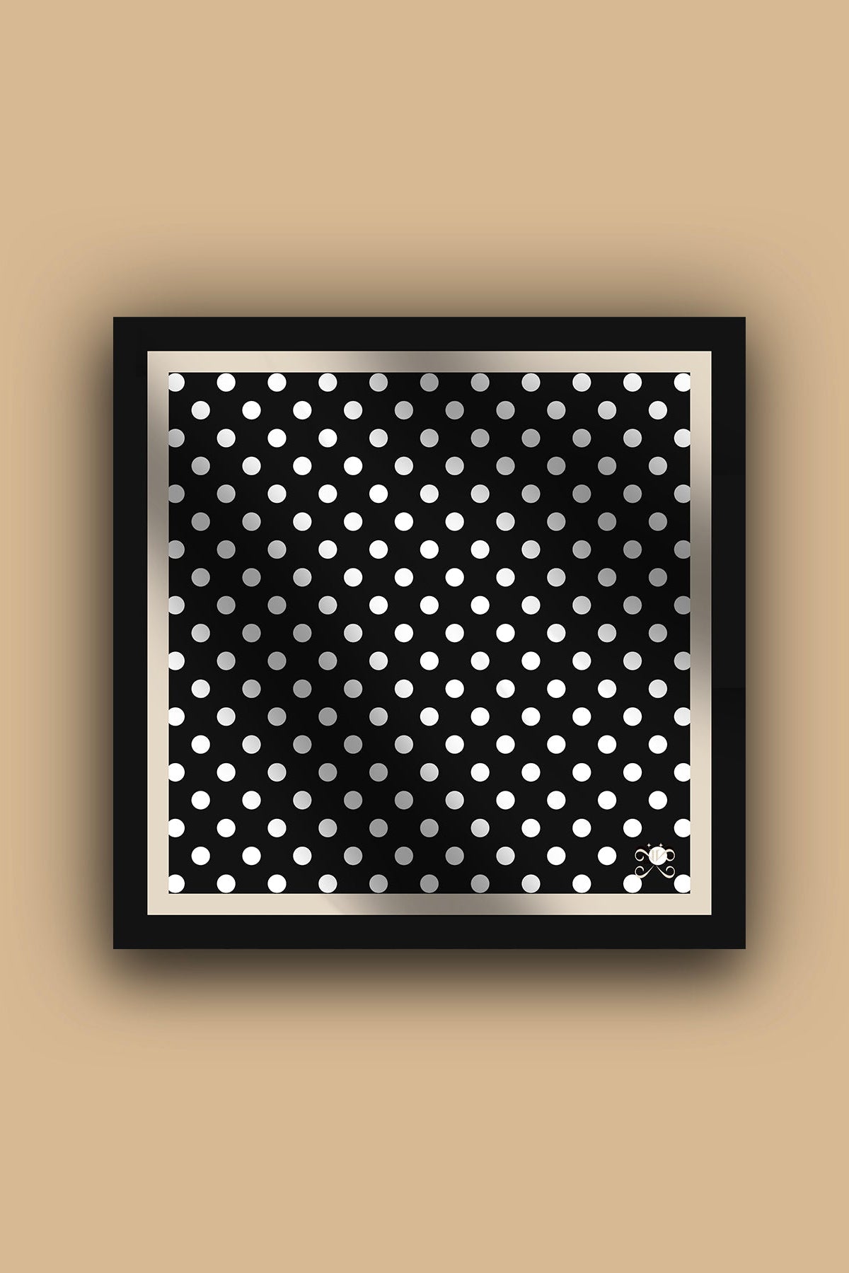 POLKADOT SLIK SCARF