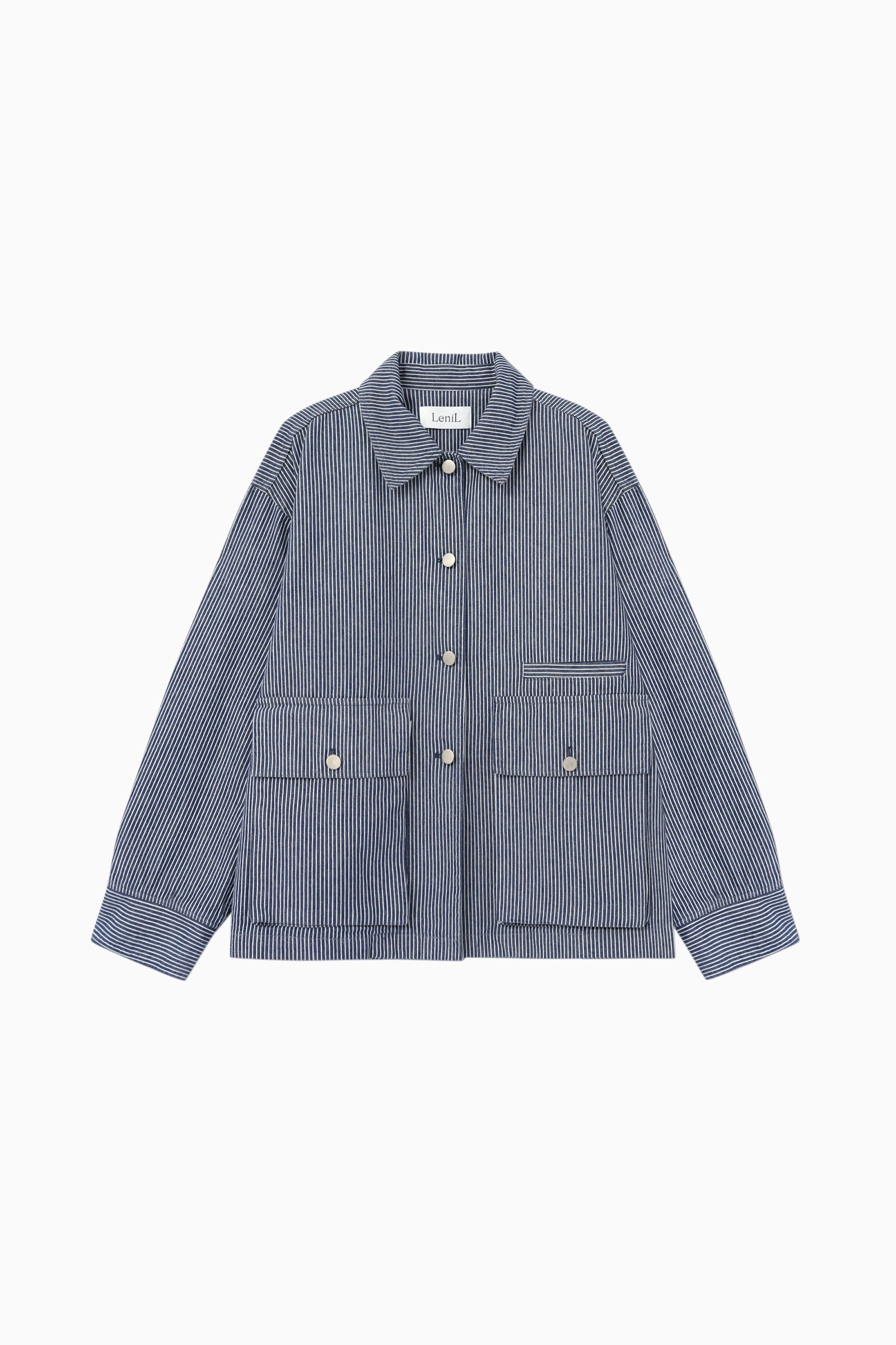 VESTE DÉLAVÉE HENSON_BLEU MARINE