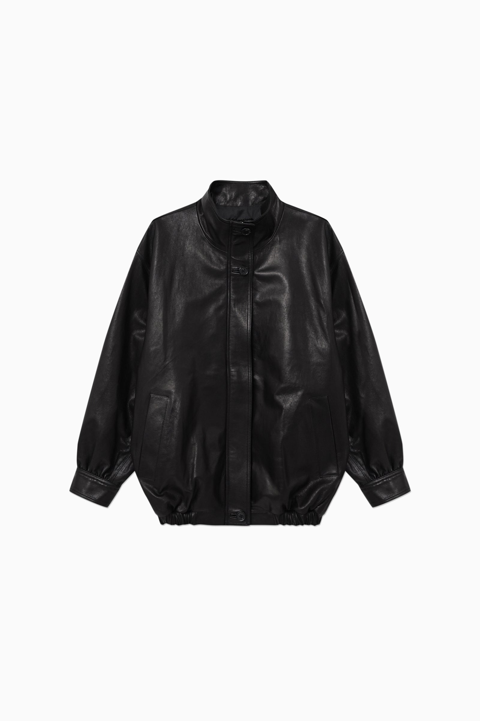 ORLANDO VEGETABLE LEATHER JUMPER_NOIR