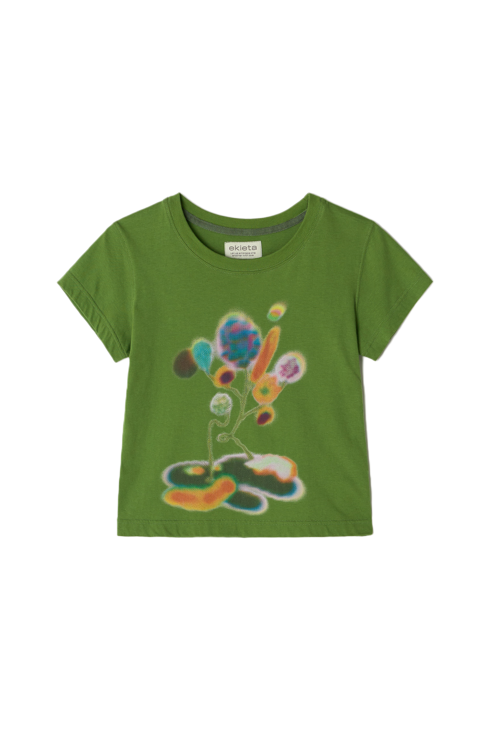 T-SHIRT GRUNGE_FEUILLE DE NÉNUPHAR