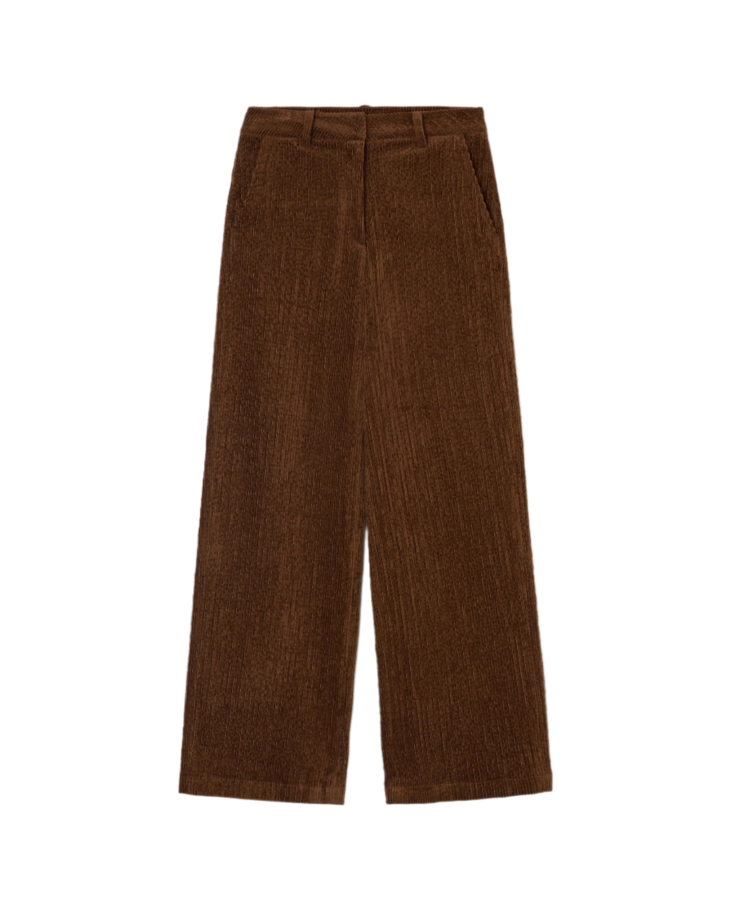 RELAXED CORDUROY PANTS_BROWN