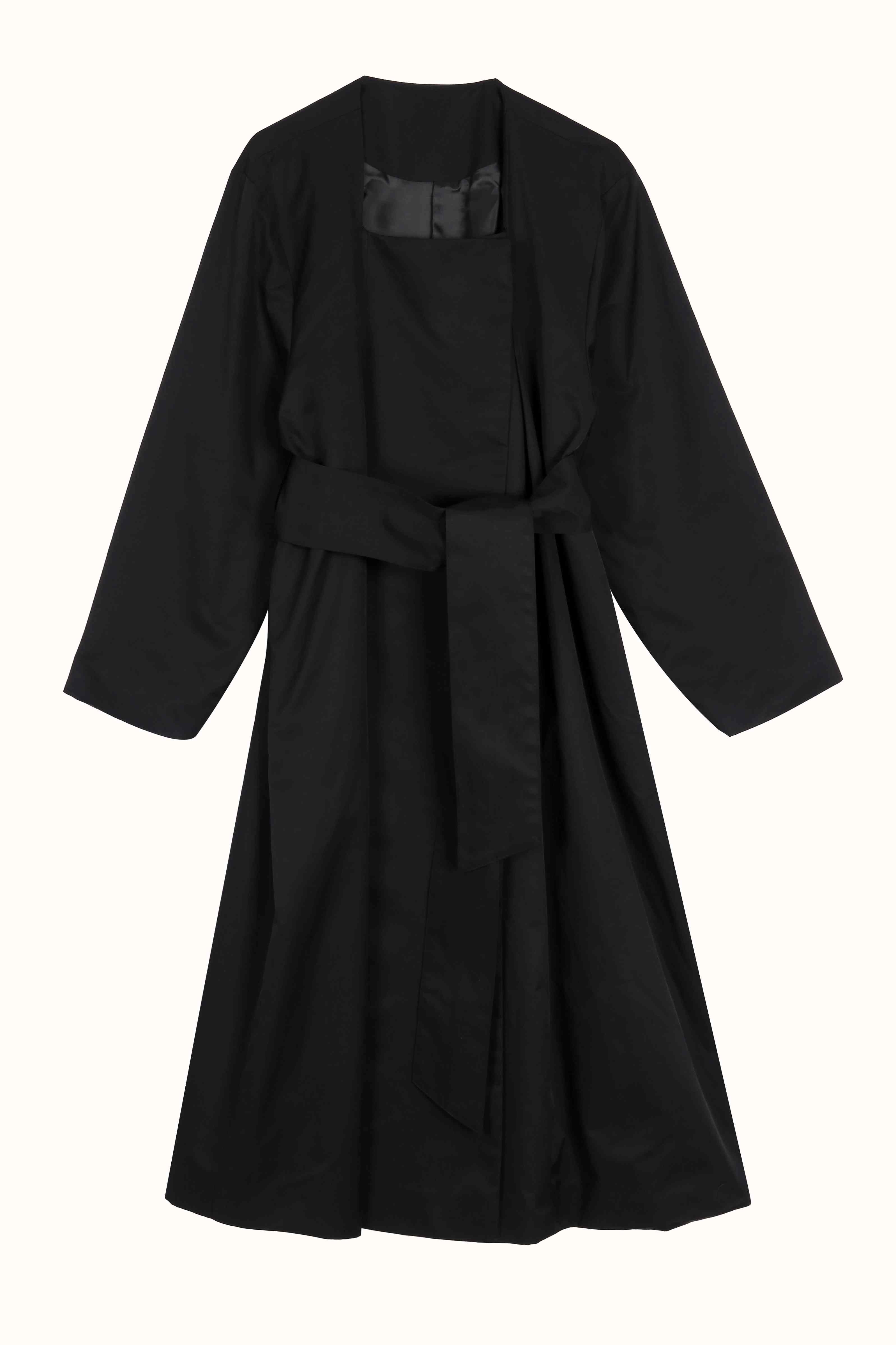 DRUMAGI TENCH COAT_NOIR
