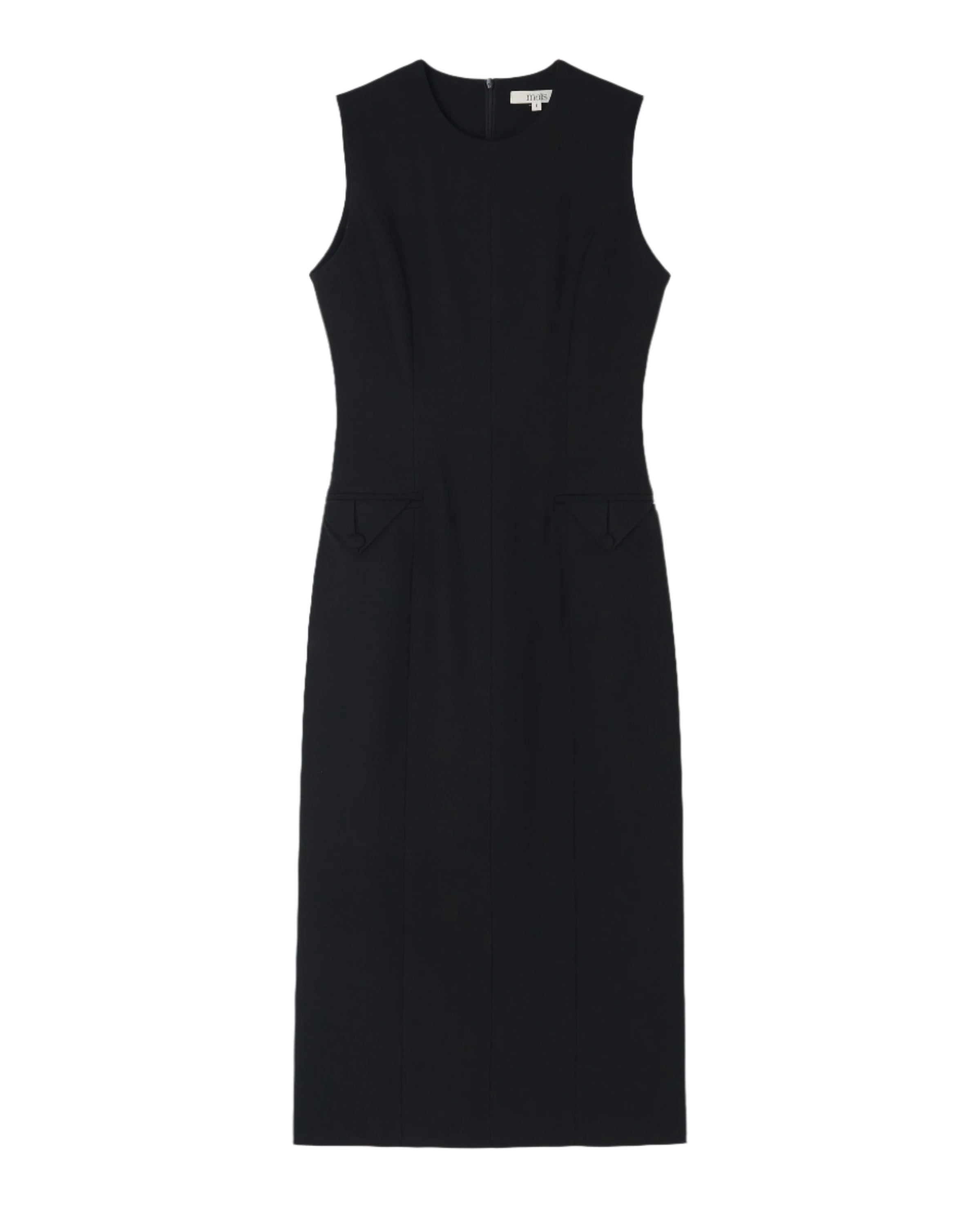 HOURGLASS LONG DRESS_BLACK
