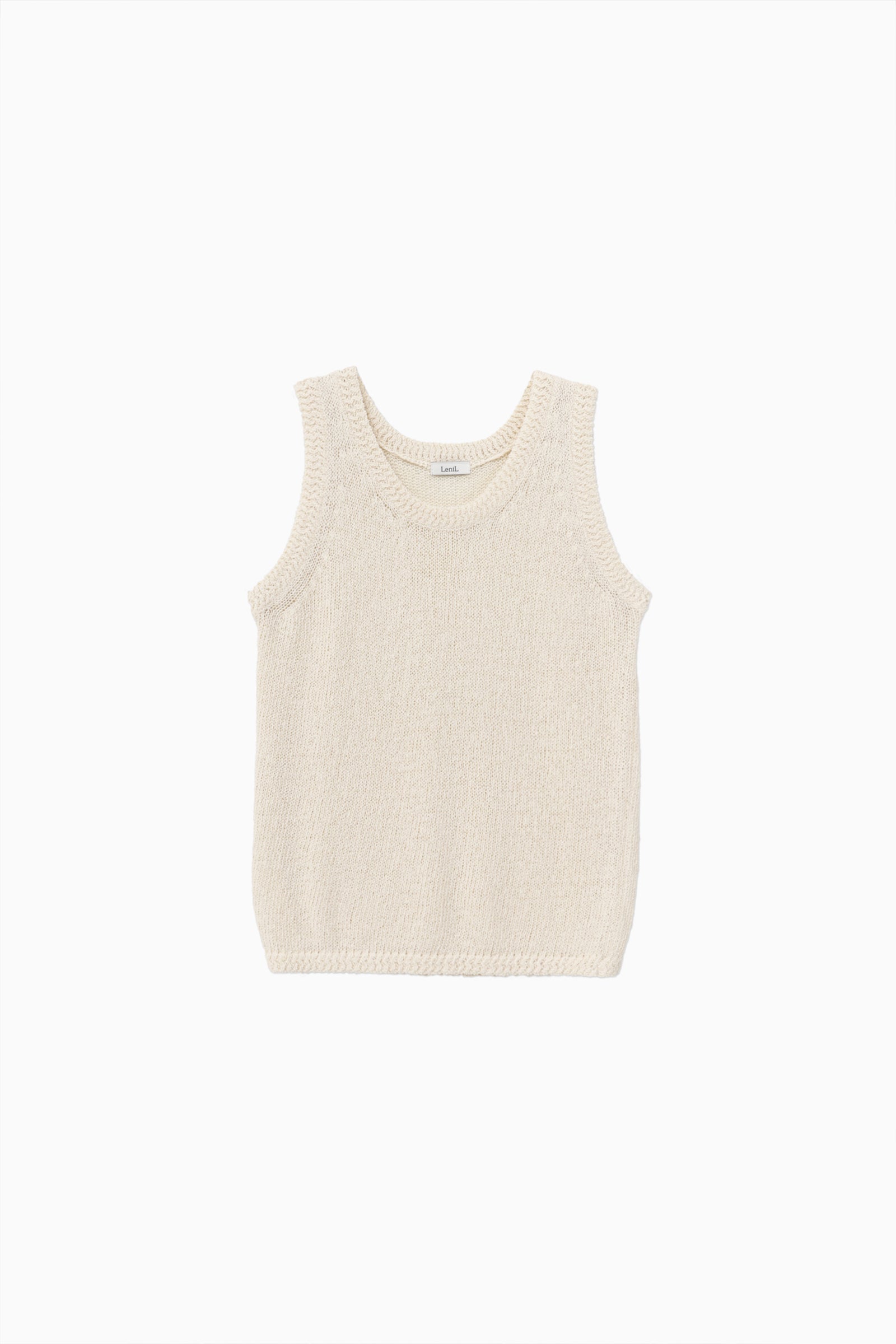 HARRIETTE KNIT SLEEVELESS_CREAM
