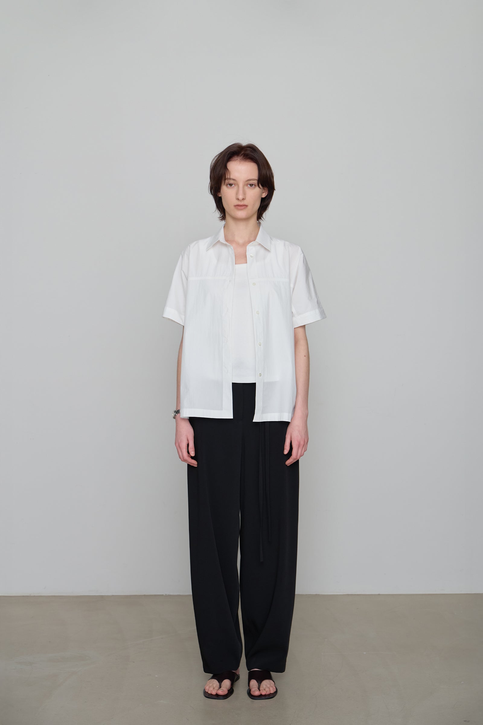 PANTALON BALLON À CEINTURE_NOIR