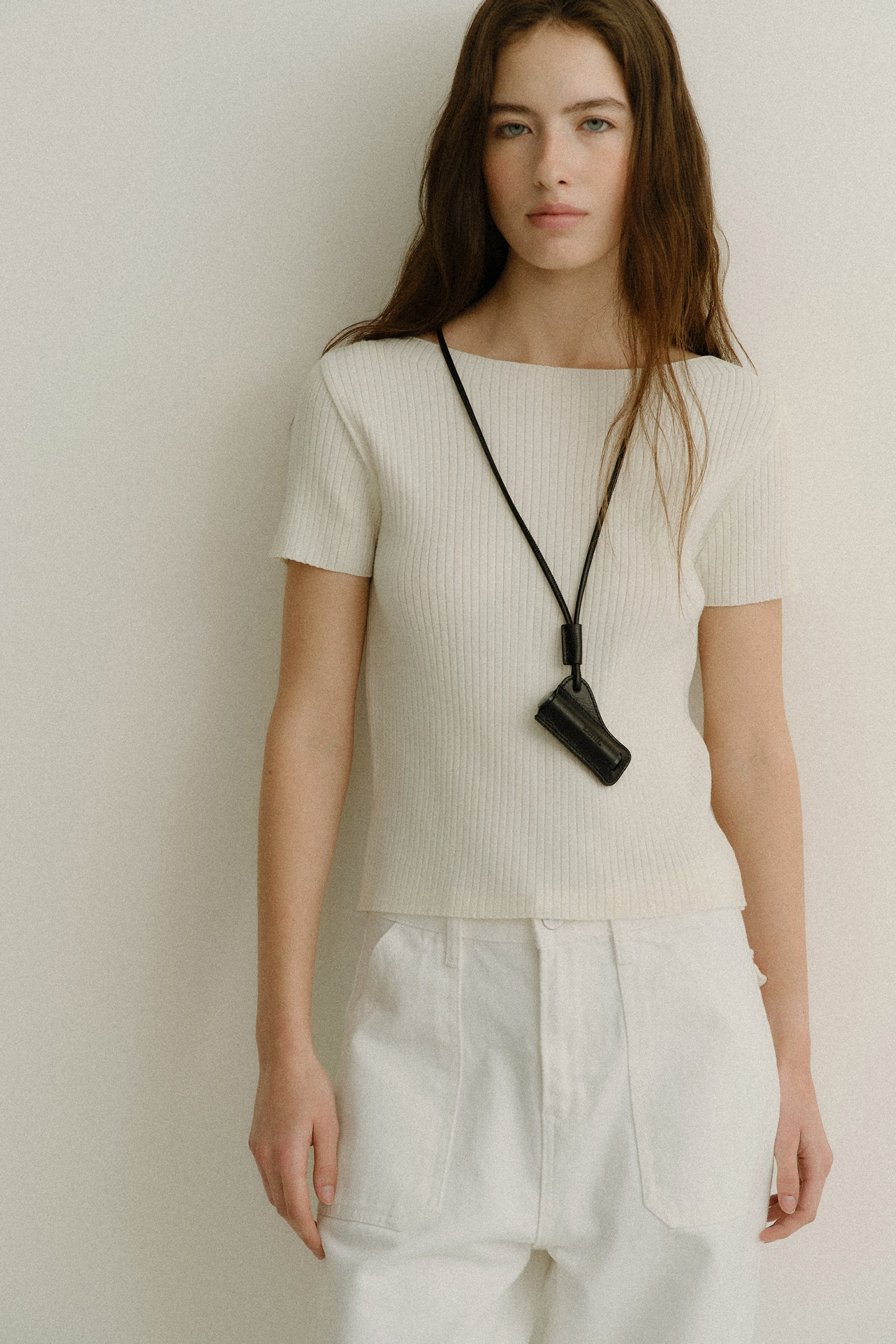 NIKO RIBBED KNIT_IVORY