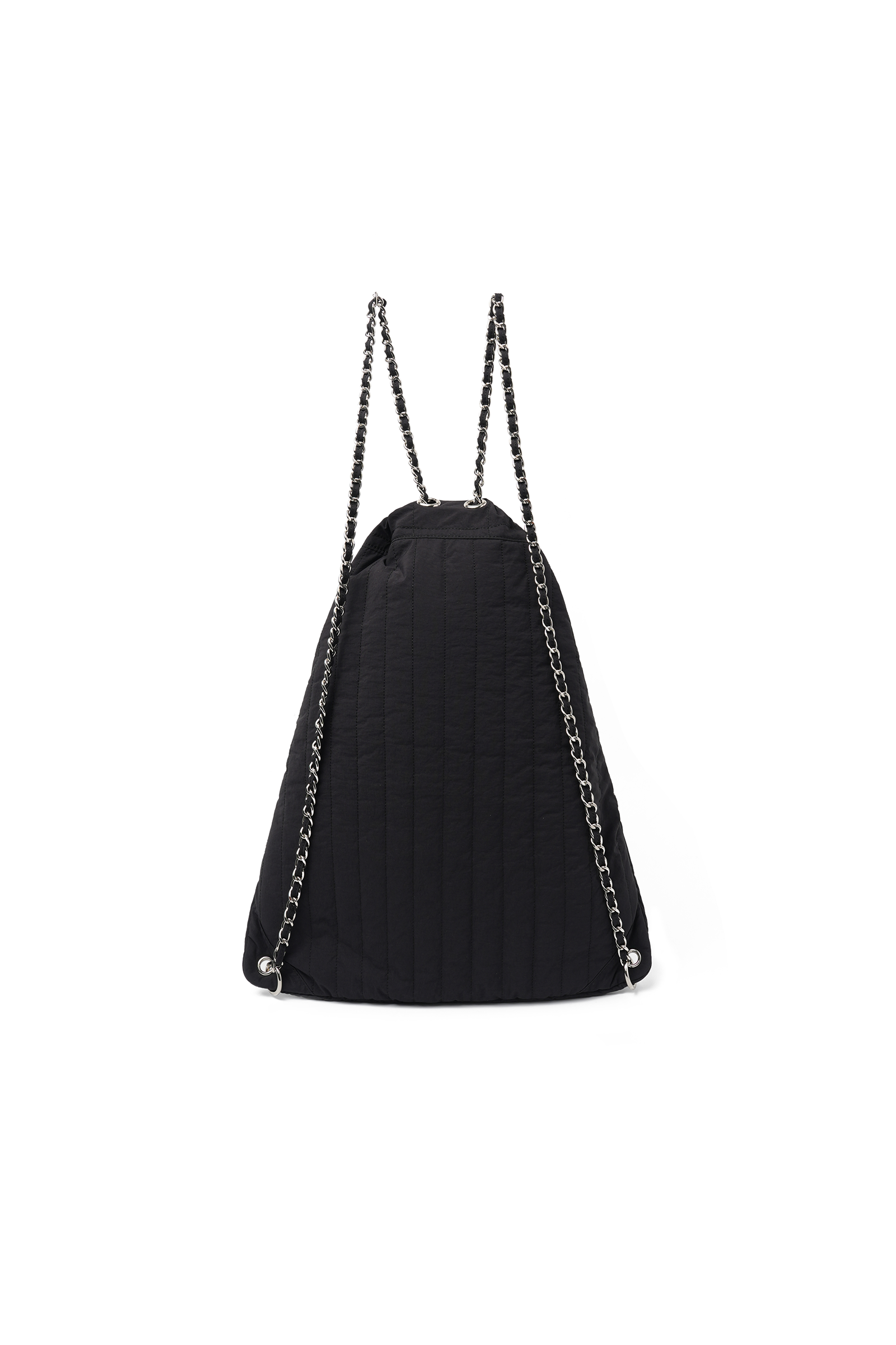 RIBBON CHAIN BACKPACK_BLACK