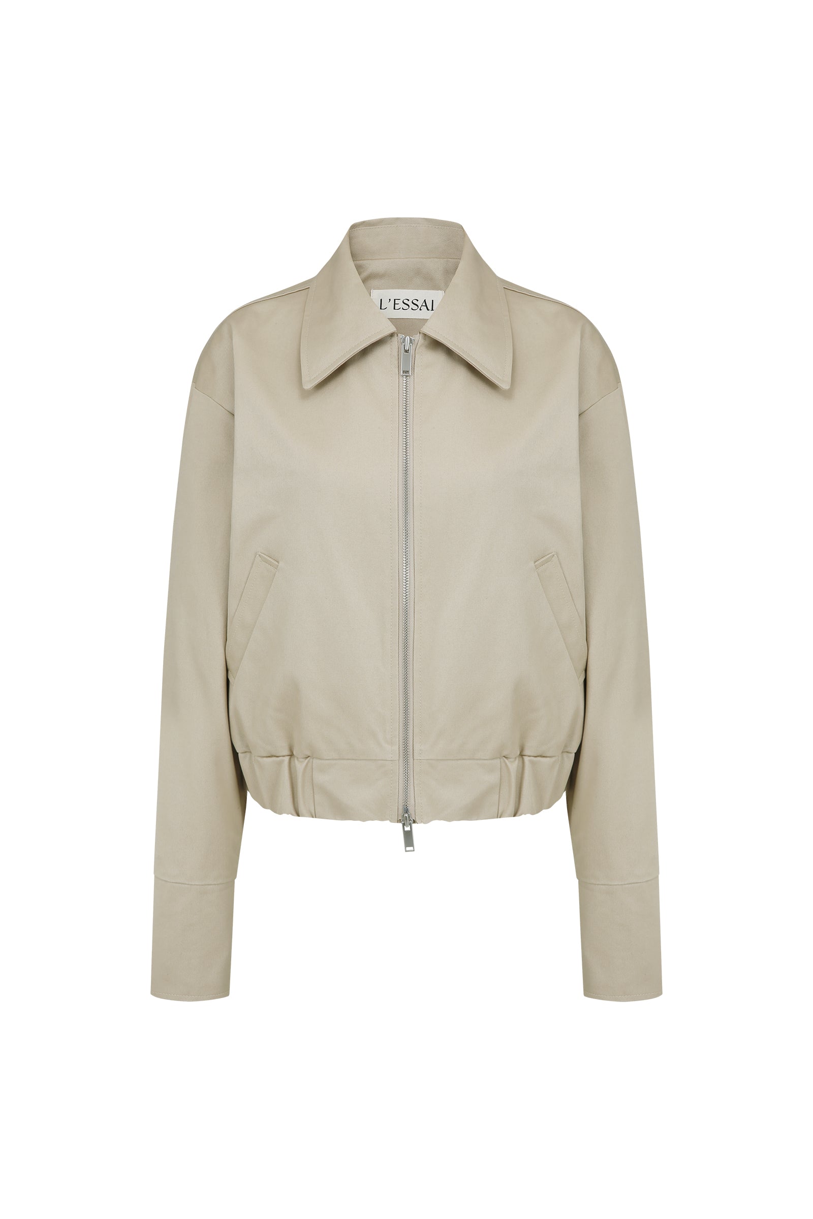 BLOUSON PULLOVER 2-EN-1 EN COTON_BEIGE