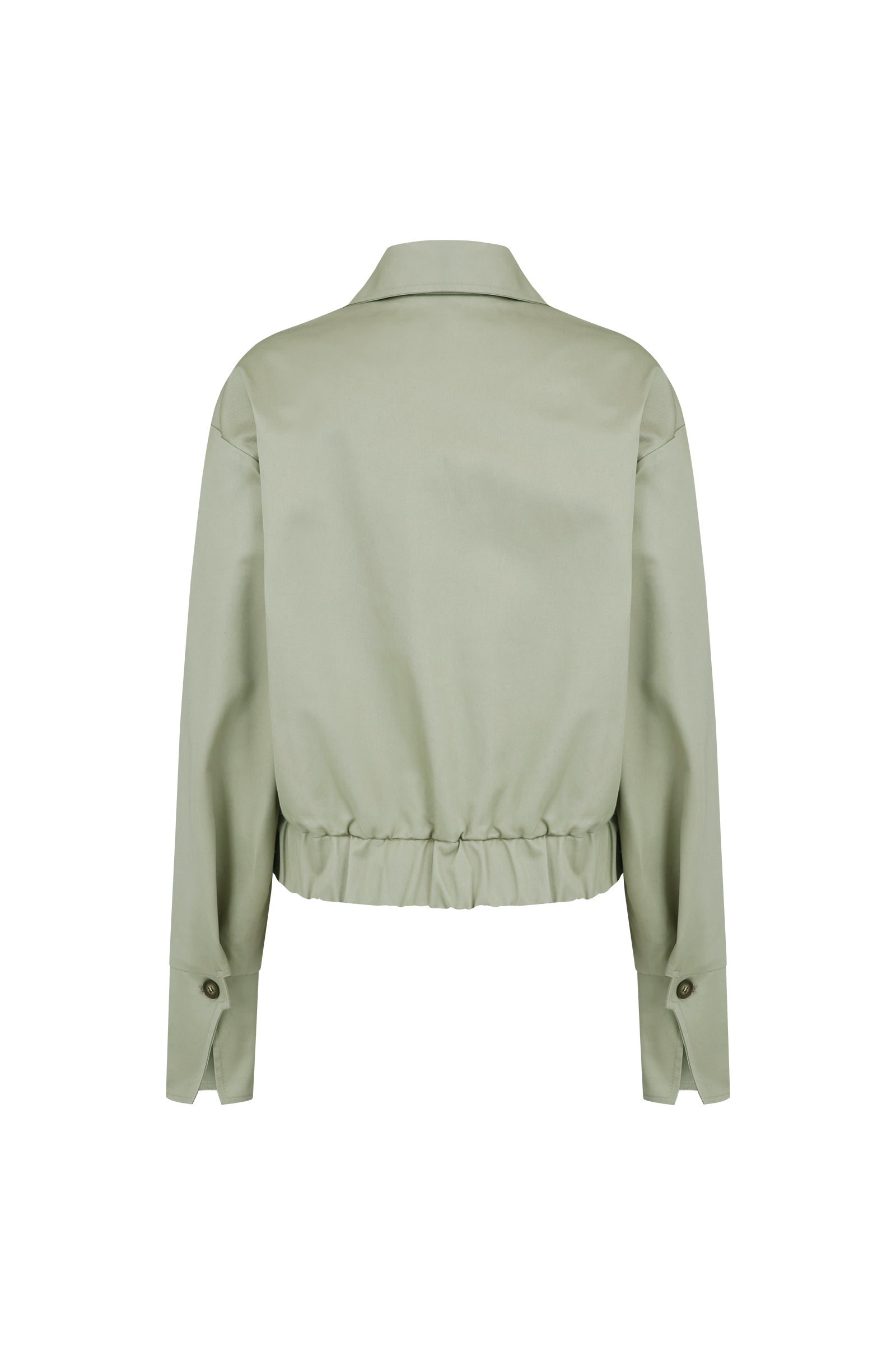 BLOUSON PULLOVER 2-EN-1 EN COTON_VERT
