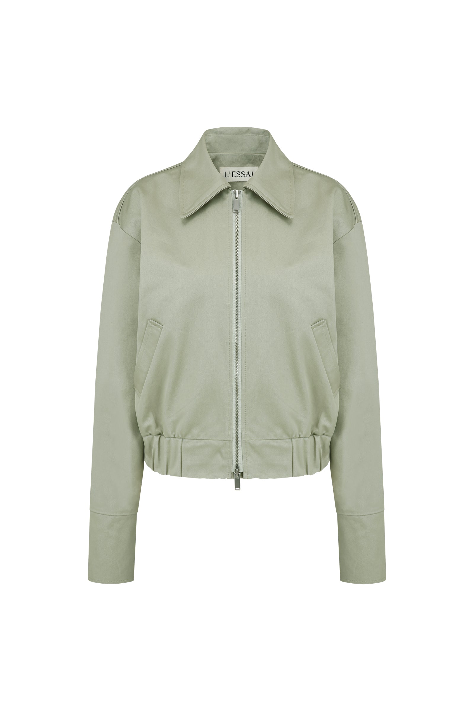 BLOUSON PULLOVER 2-EN-1 EN COTON_VERT