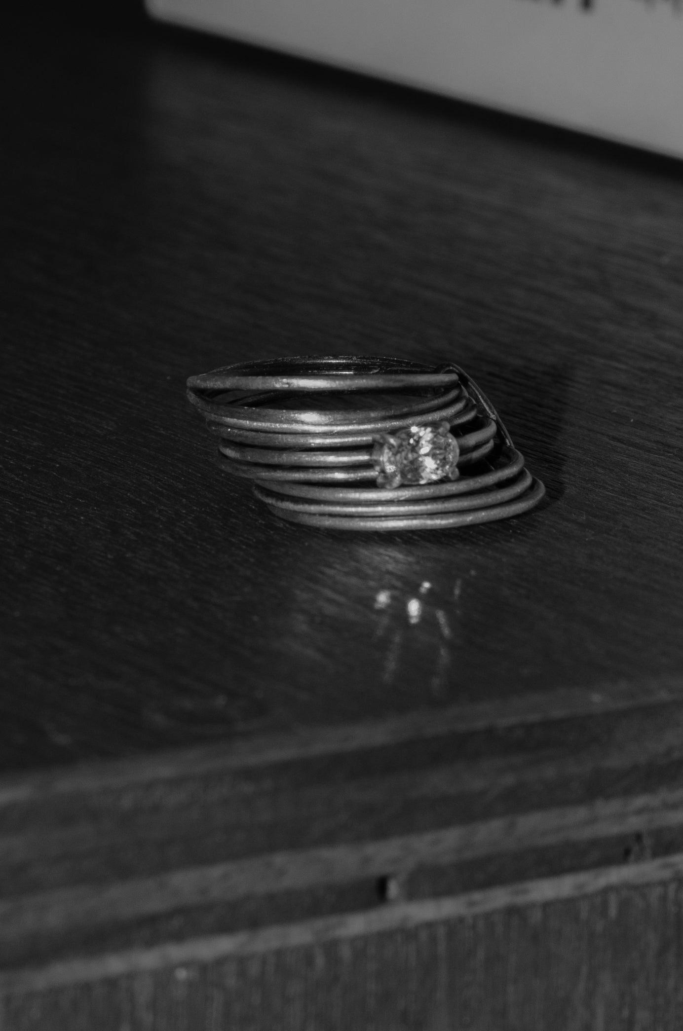 BAGUE ORBITE_BLANC NACRÉ