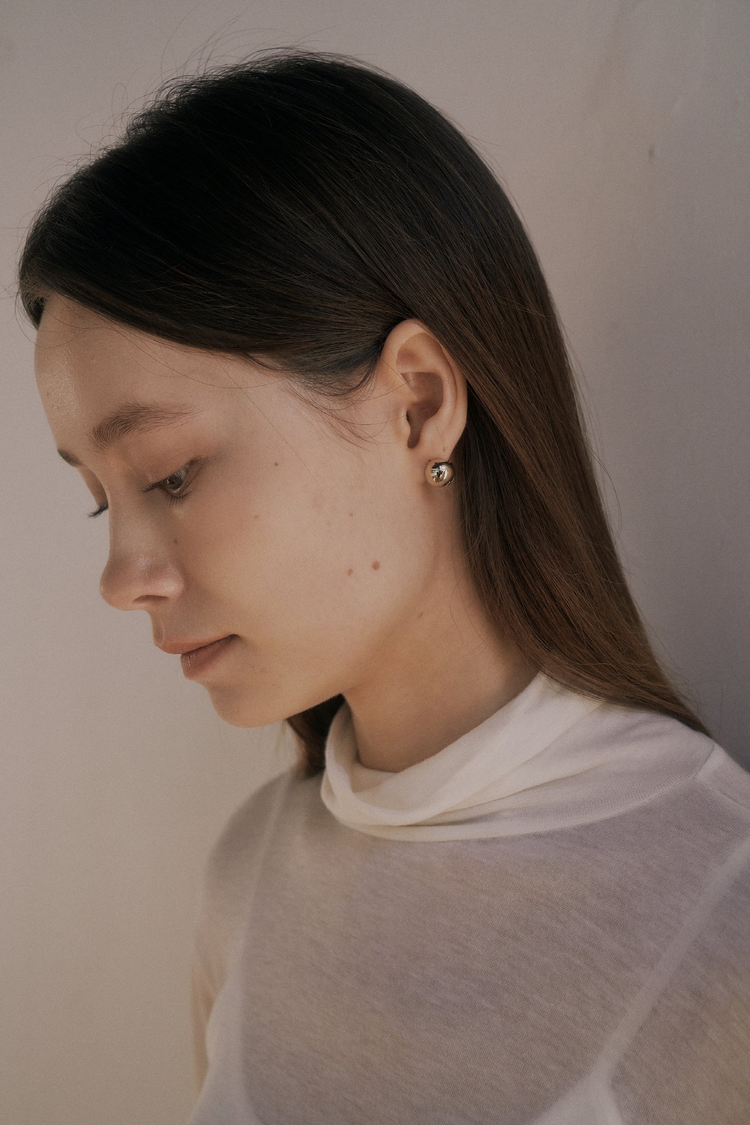 BOUCLES D'OREILLES SPHÉRIQUES_OR