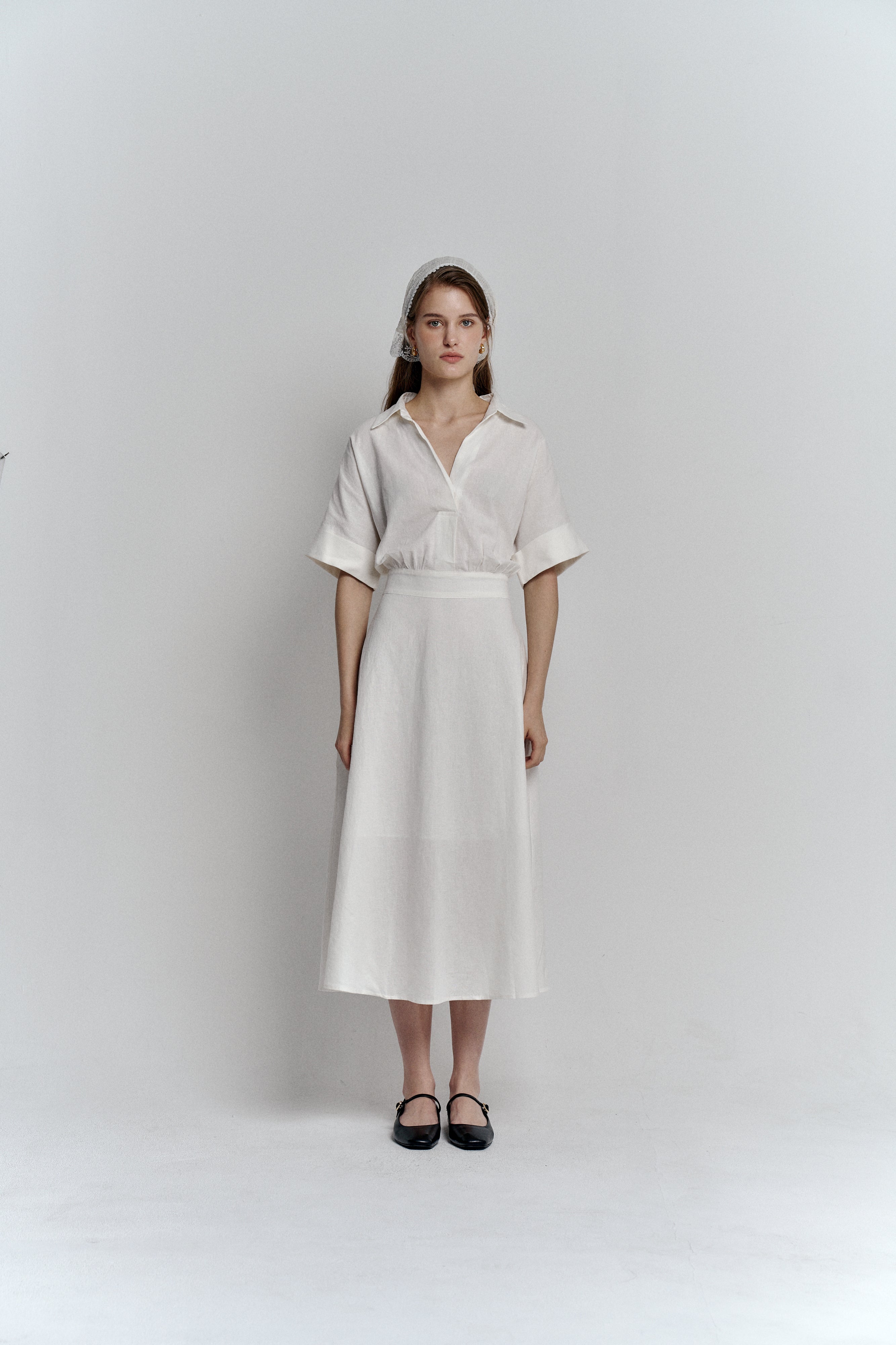 LINEN MARE DRESS_IVOIRE