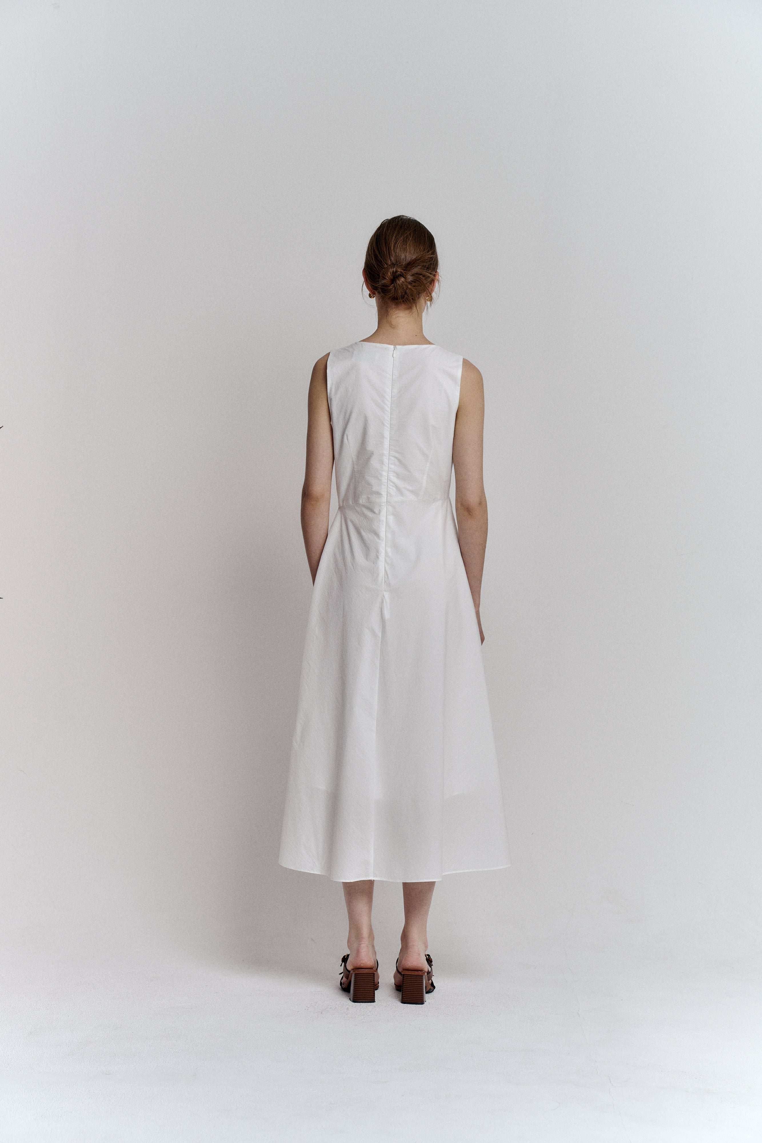 DRAPE DRESS_IVORY