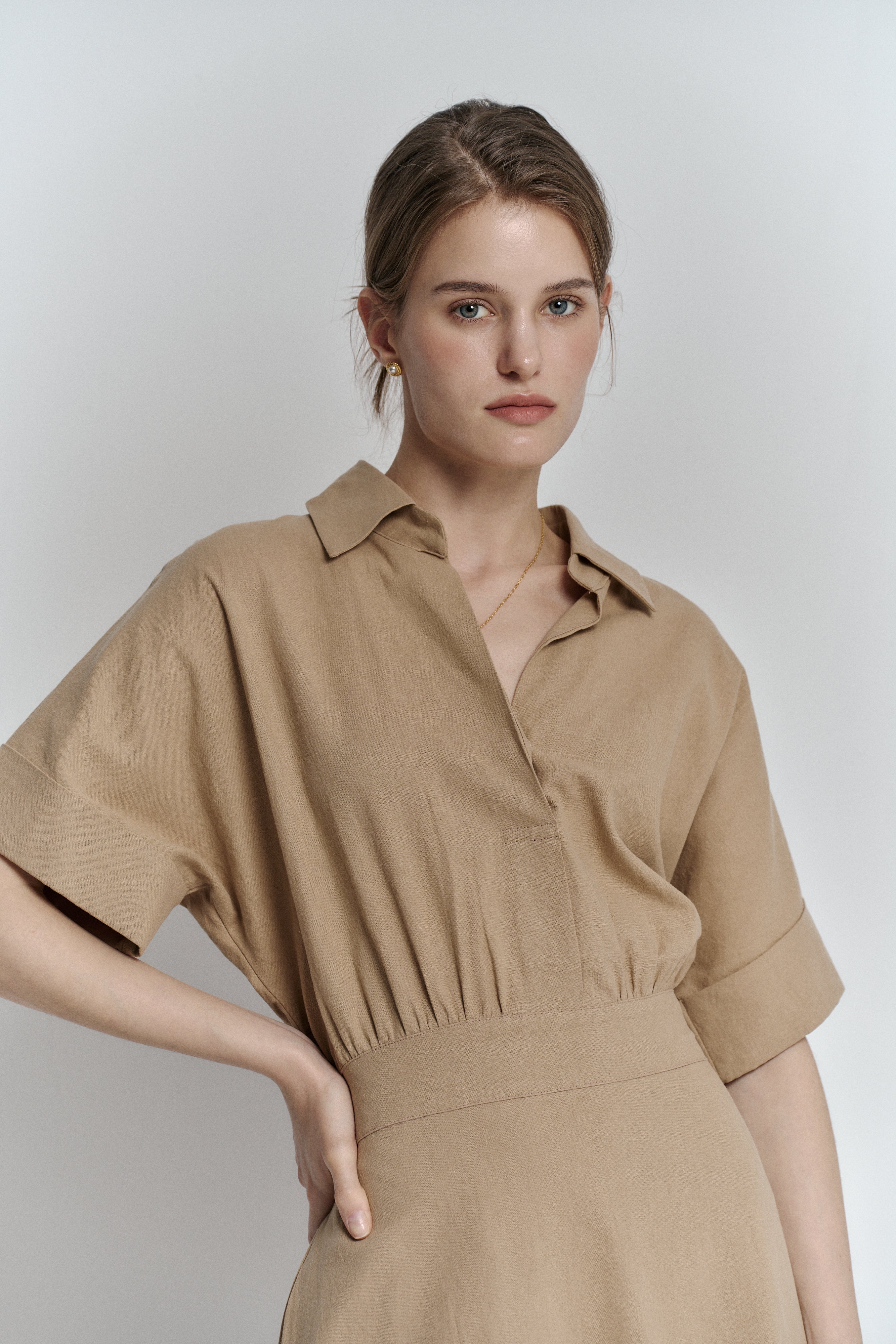 LINEN MARE DRESS_BEIGE