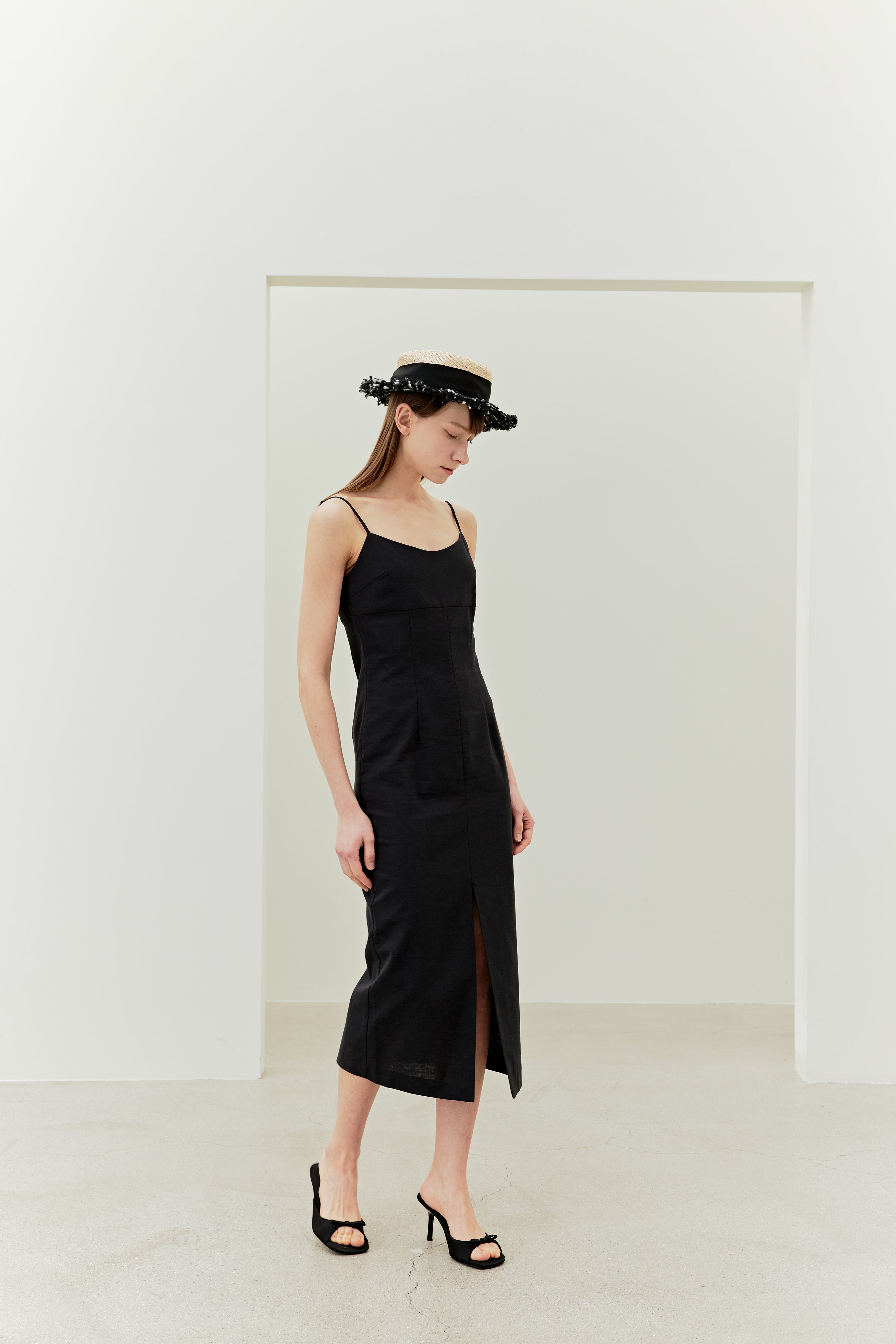 SLIP DRESS_NOIR