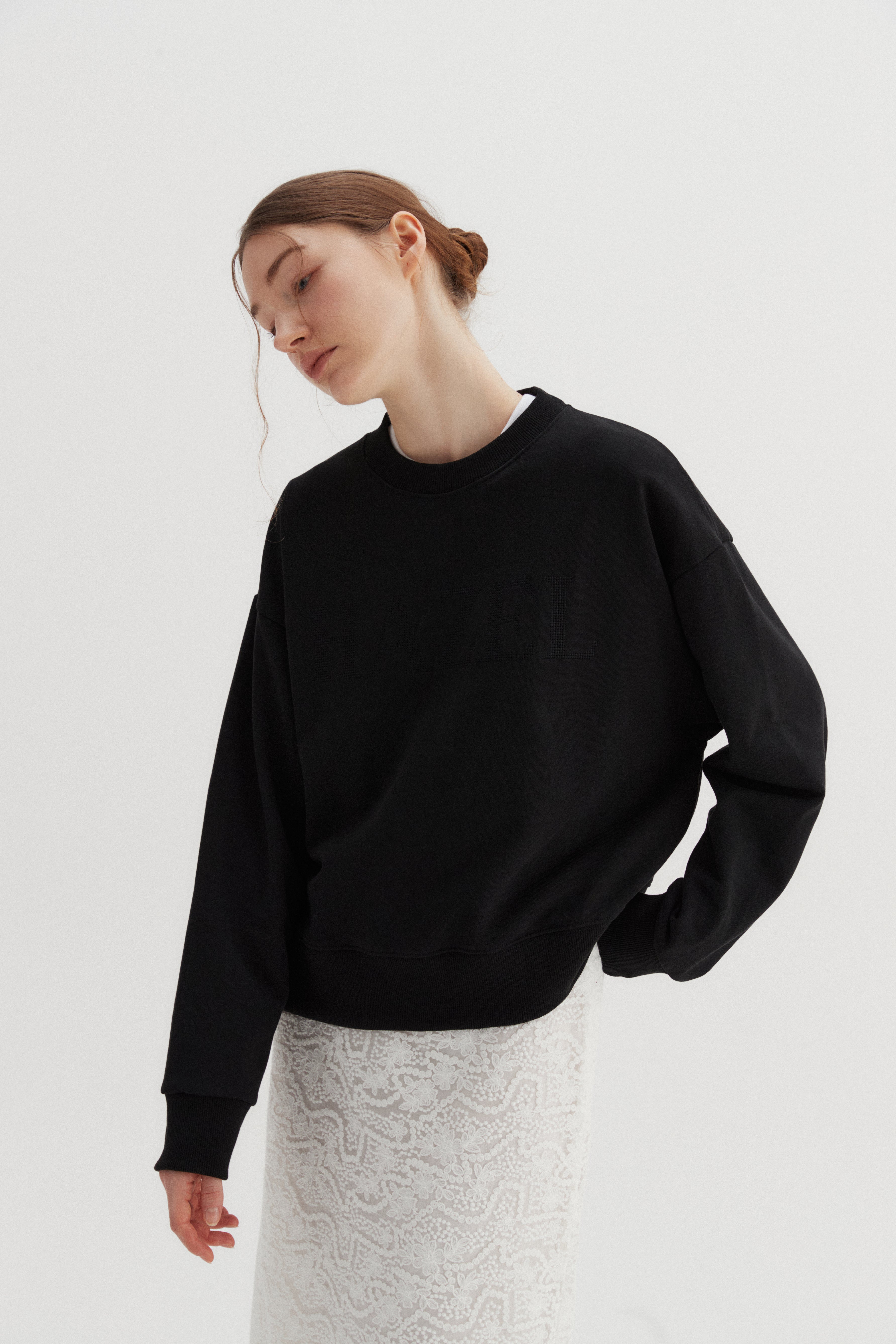 HAZEL SWEATSHIRT_BLACK