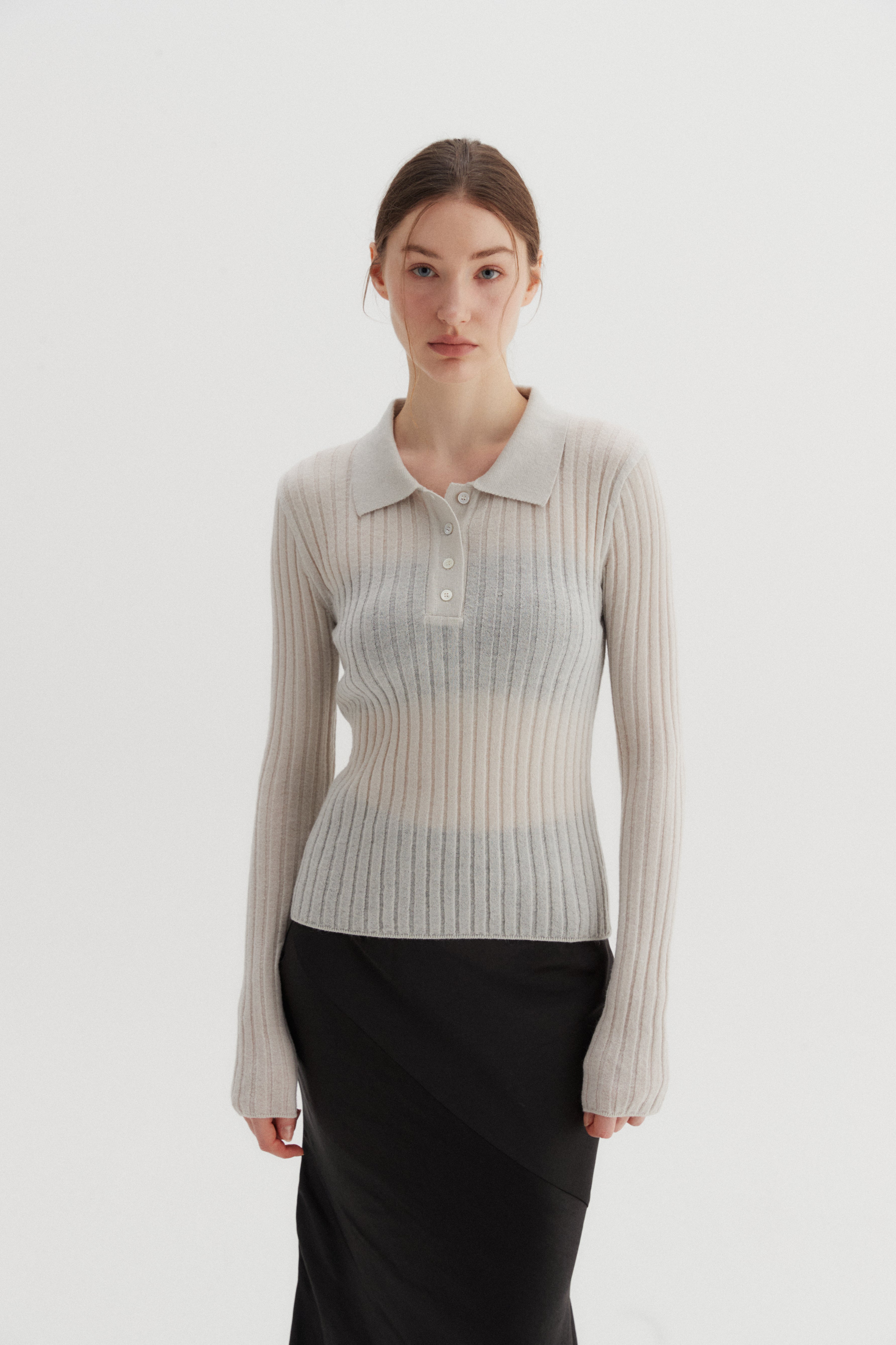 WREATH SWEATER_GRIS CLAIR