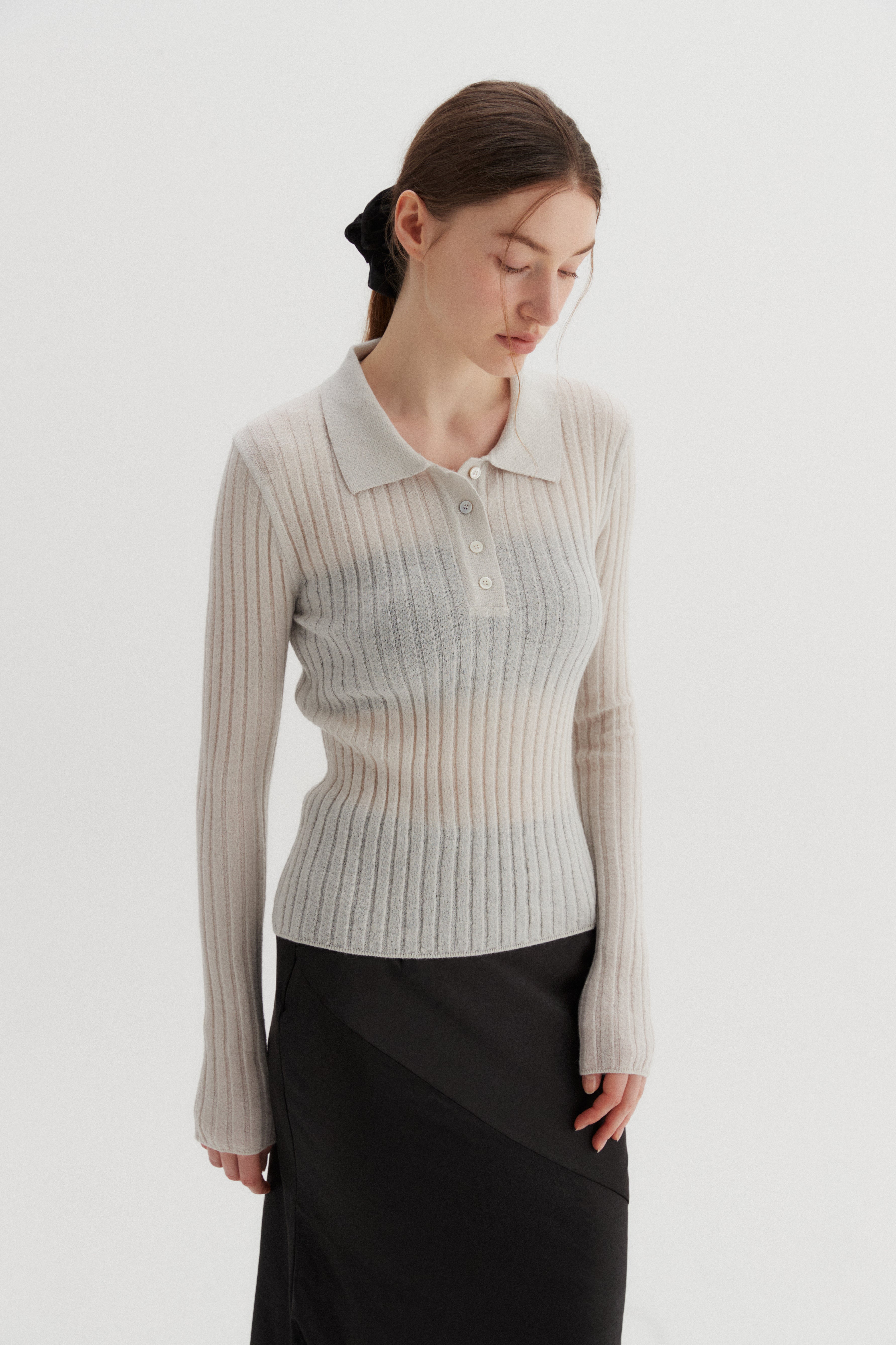 WREATH SWEATER_GRIS CLAIR