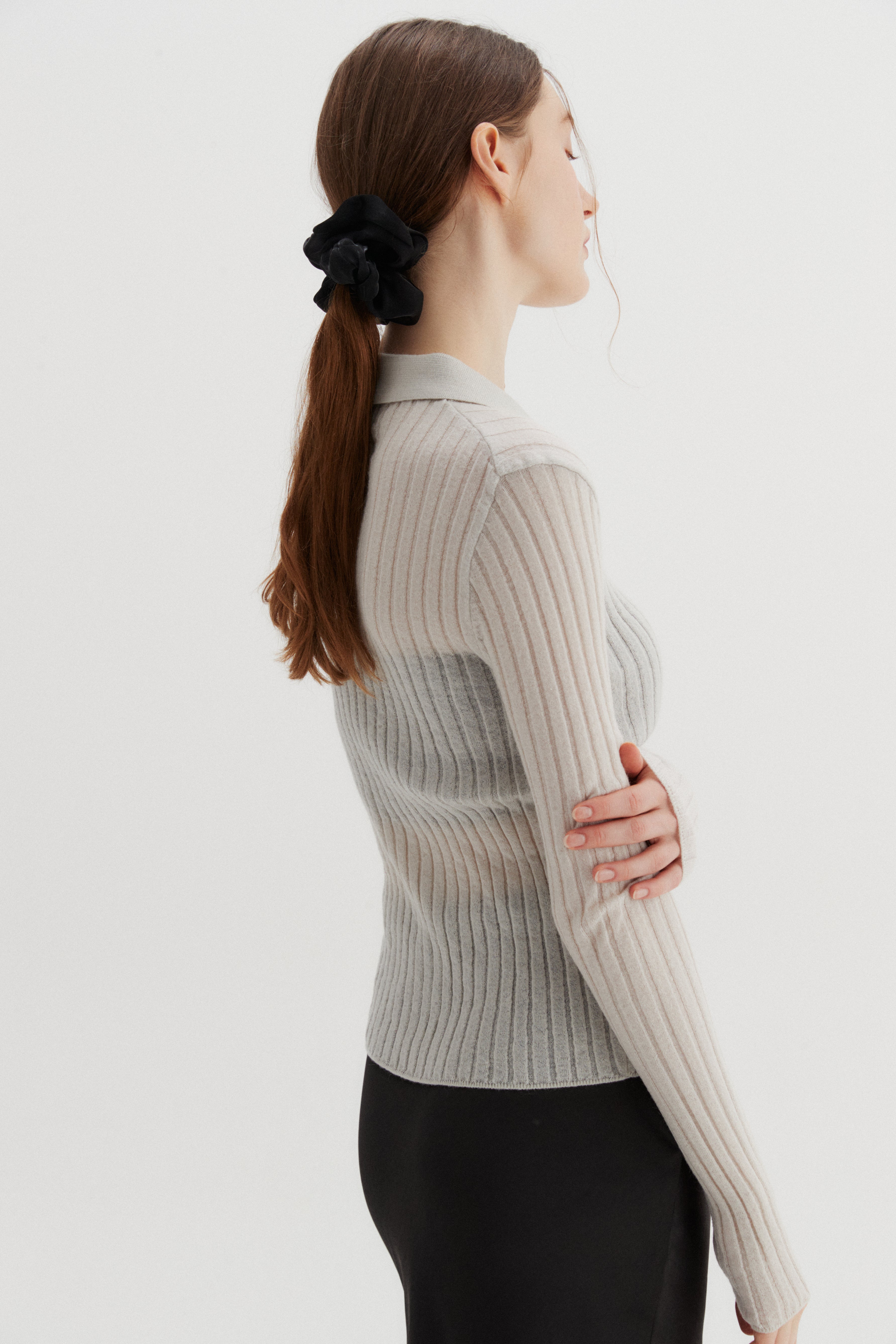 WREATH SWEATER_GRIS CLAIR
