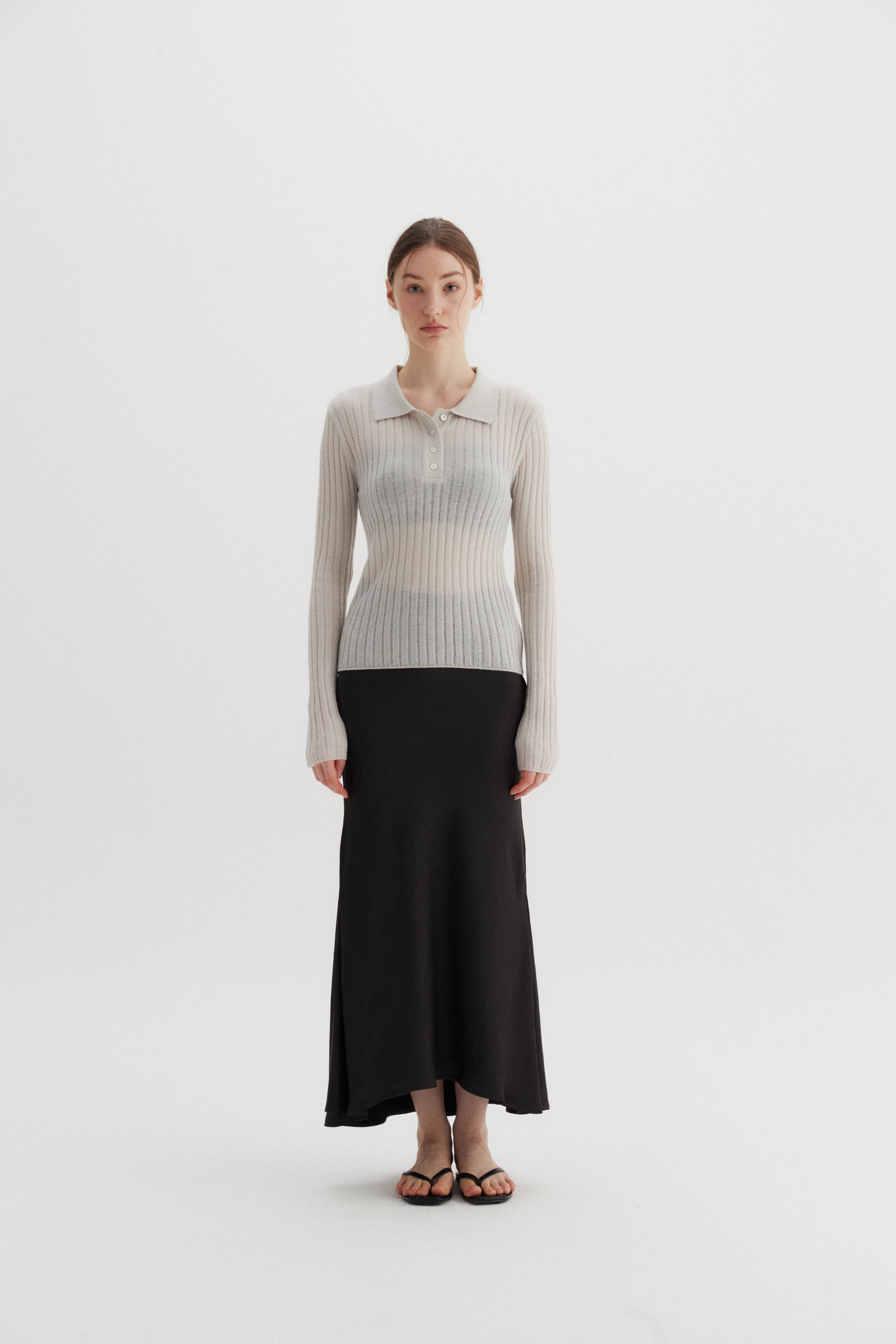 WREATH SWEATER_GRIS CLAIR