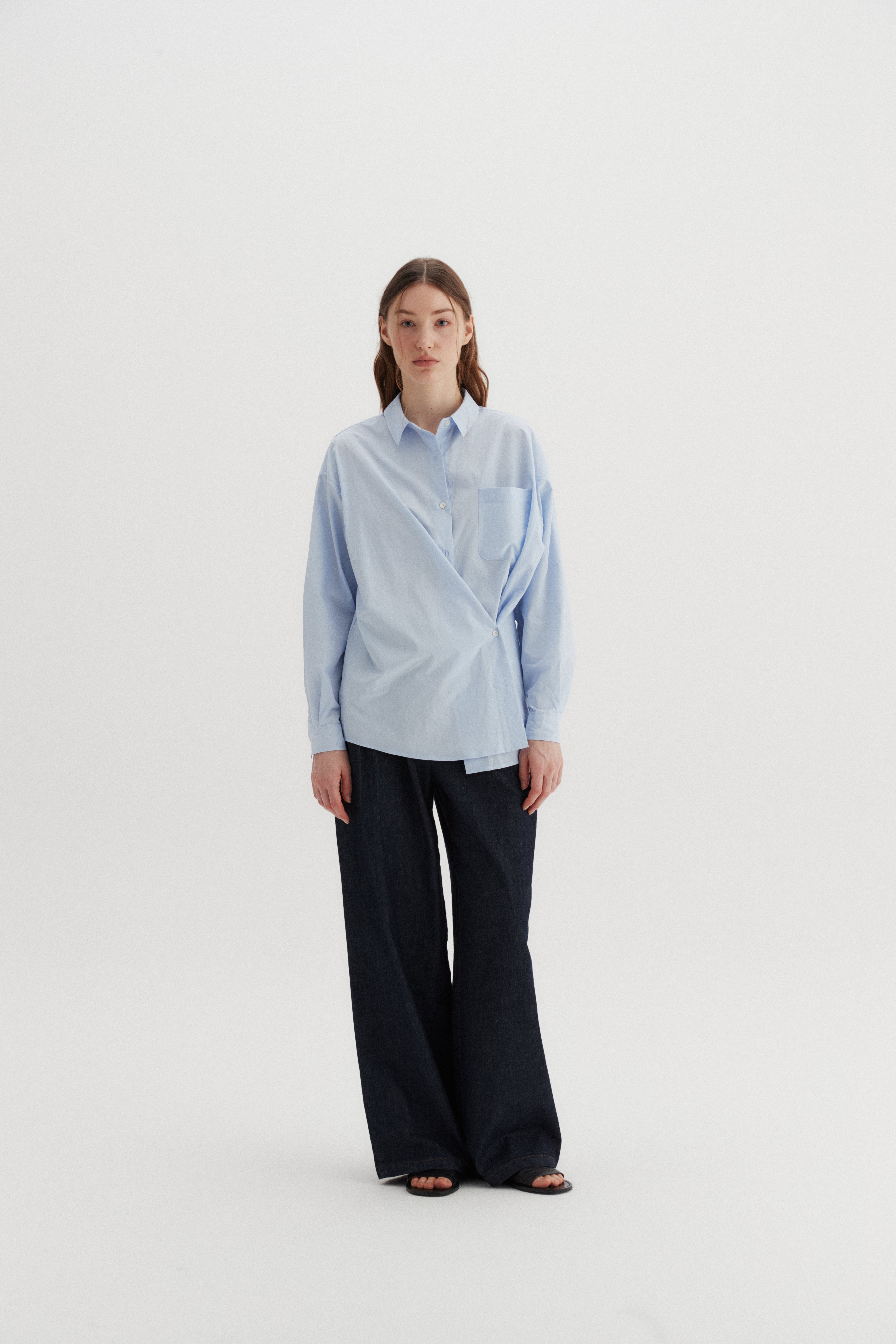 UNBALANCE SHIRT_LIGHT BLUE